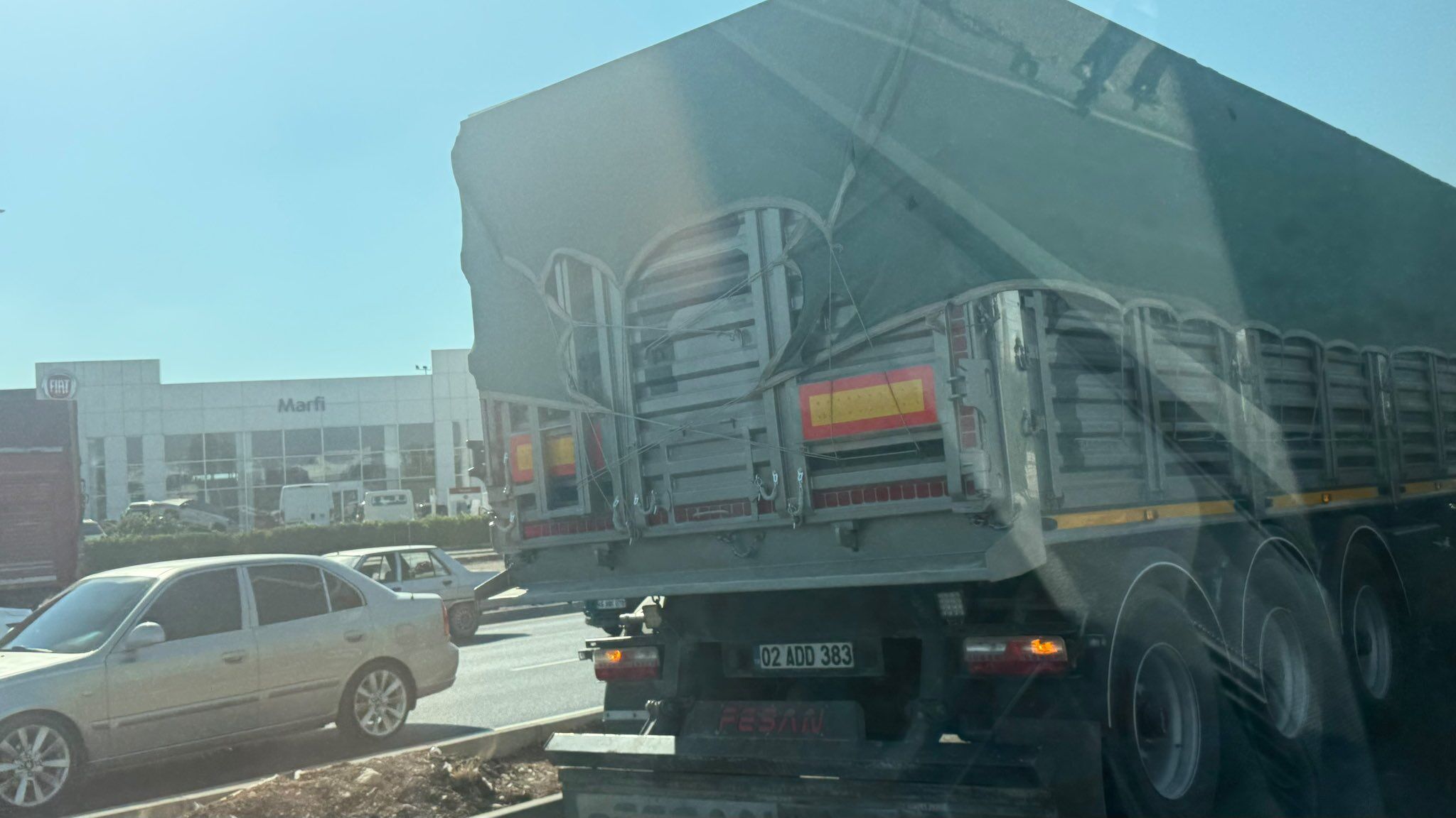 Kahramanmaraş Doğu Çevre Yolu'nda Tır Yayaya Çarptı 1 Yaralı (1)