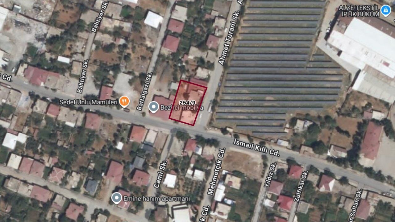 Kahramanmaraş’ta 2 milyon 252 bin TL’lik arsa icradan satılıyor