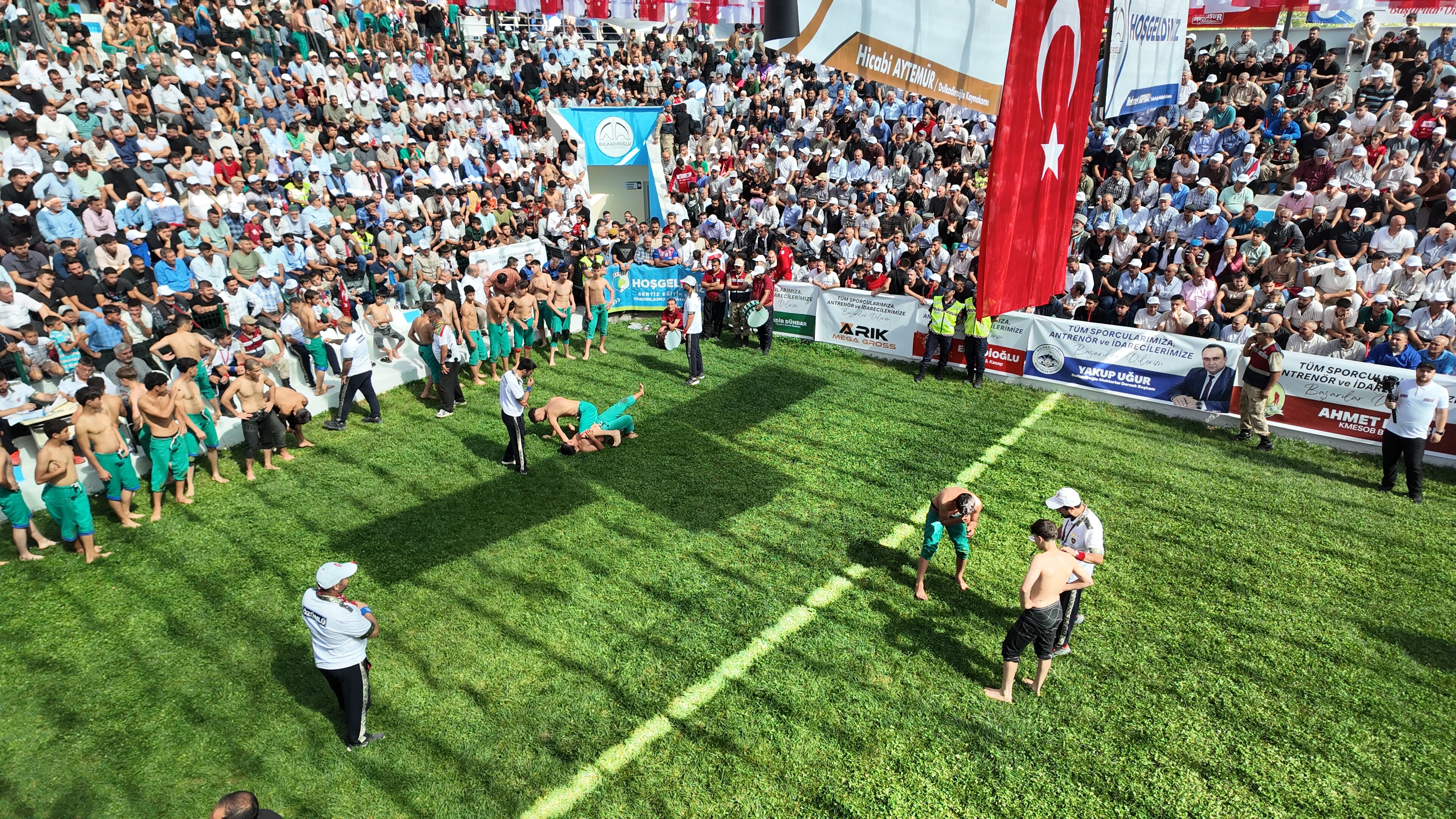 Kahramanmaraş’ta 30. Bertiz Boyalı Güreş Festivali başladı