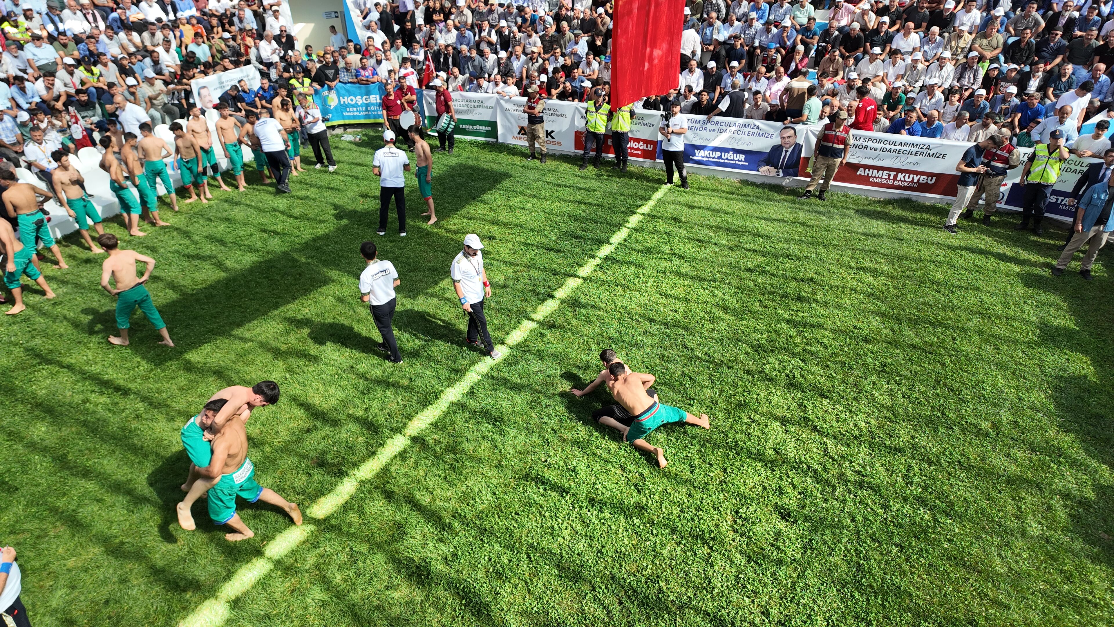 Kahramanmaraş’ta 30. Bertiz Boyalı Güreş Festivali başladı