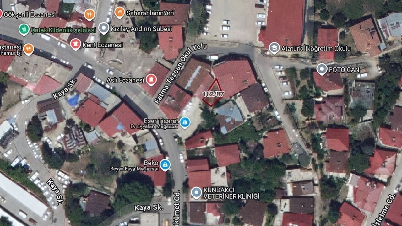 Kahramanmaraş'ta 544 bin TL değerindeki hisseli arsa açık artırmada!