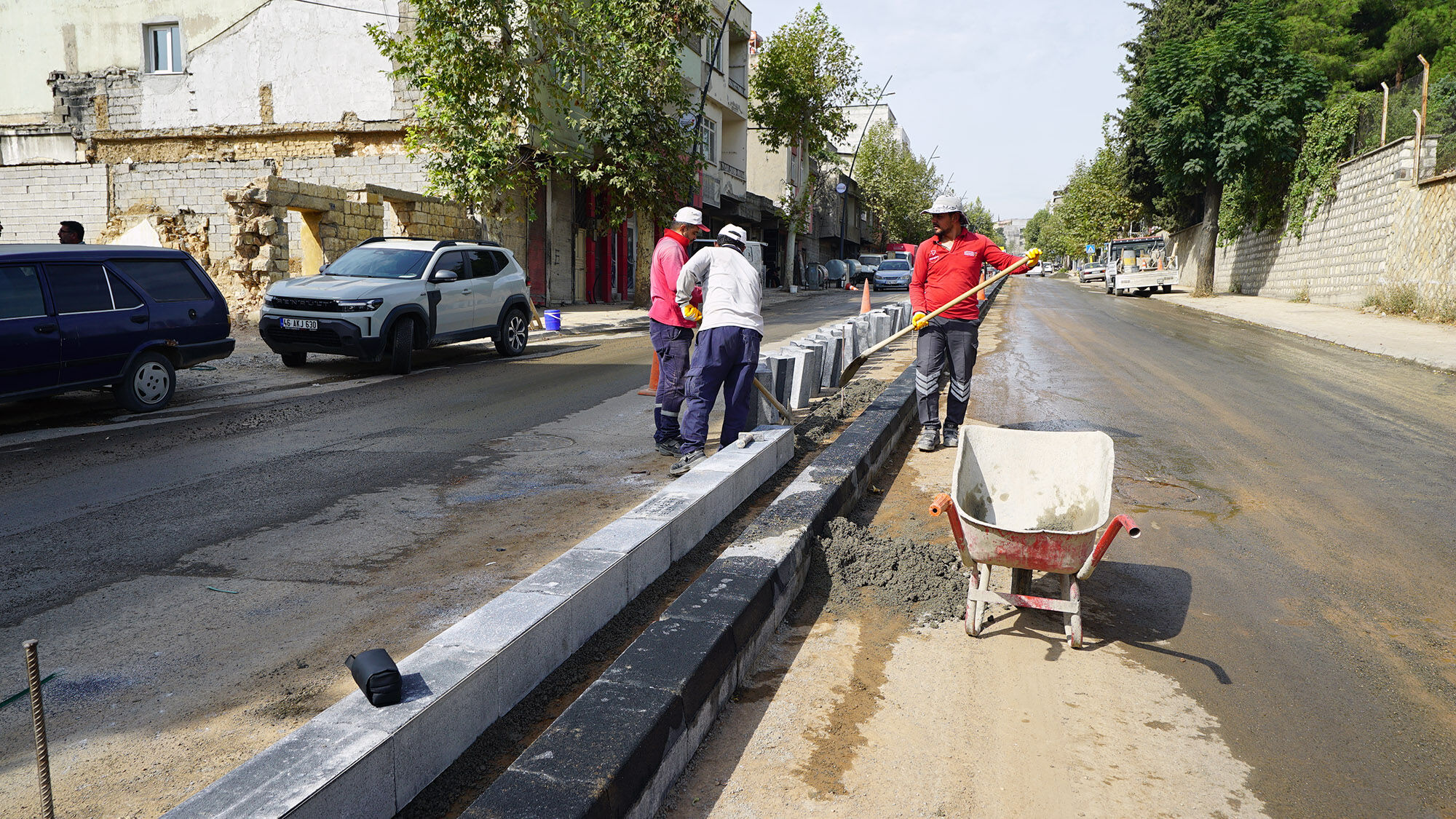 Kahramanmaraş'ta Bayazıtlı Bulvarı’nda dönüşüm başladı