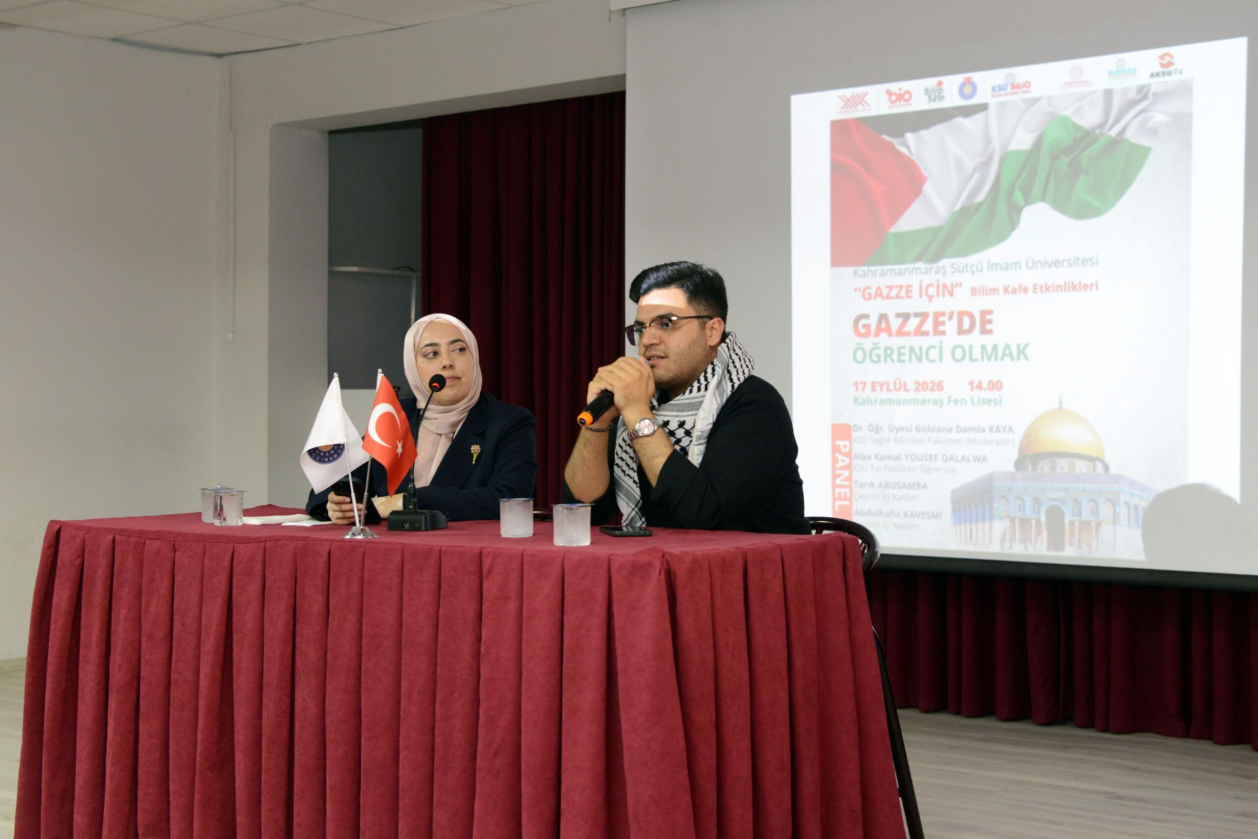 Kahramanmaraş’ta “Gazze’de Öğrenci Olmak” söyleşisi düzenlendi