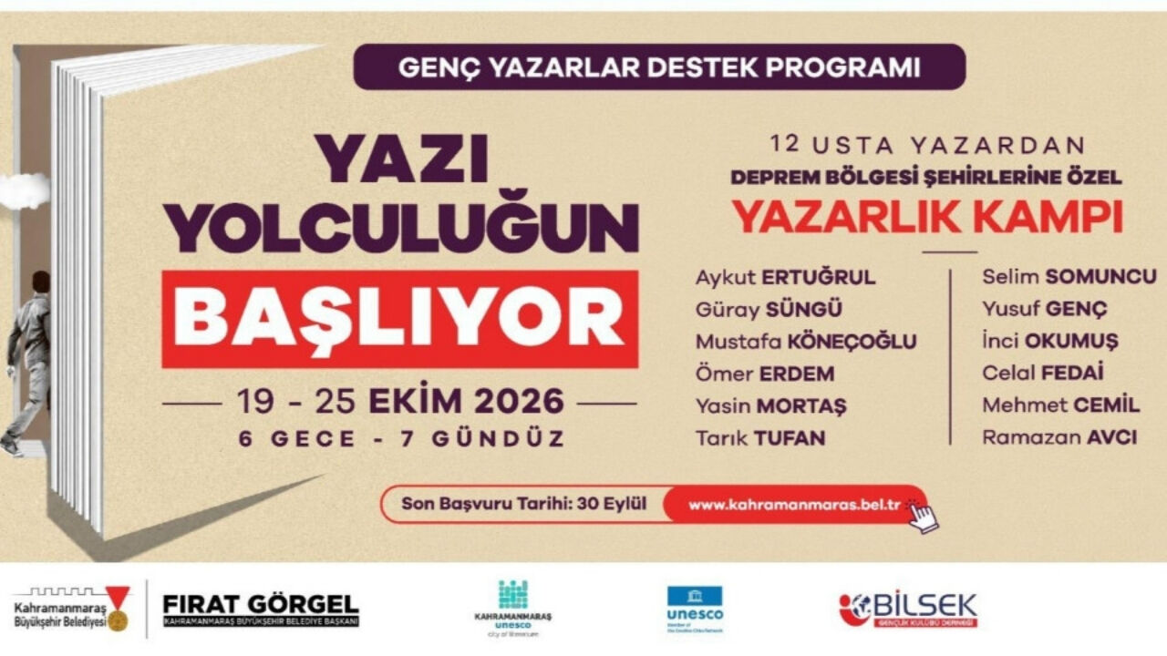Kahramanmaraş’ta Genç Yazarlar İçin Büyük Buluşma! Başvurular Başladı