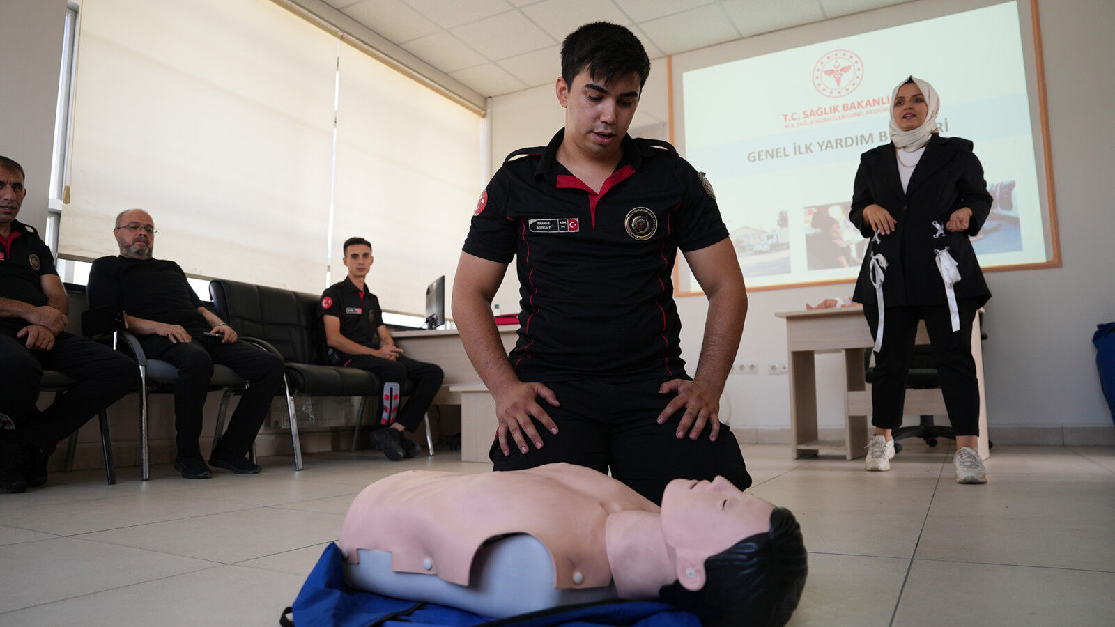 Kahramanmaraş’ta İtfaiye Personeline Uygulamalı İlk Yardım Eğitimi (6)