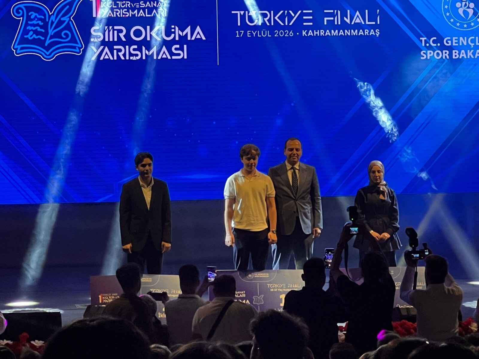 Kahramanmaraş’ta Türkiye Şiir Okuma Yarışması finali: Birinciler belli oldu