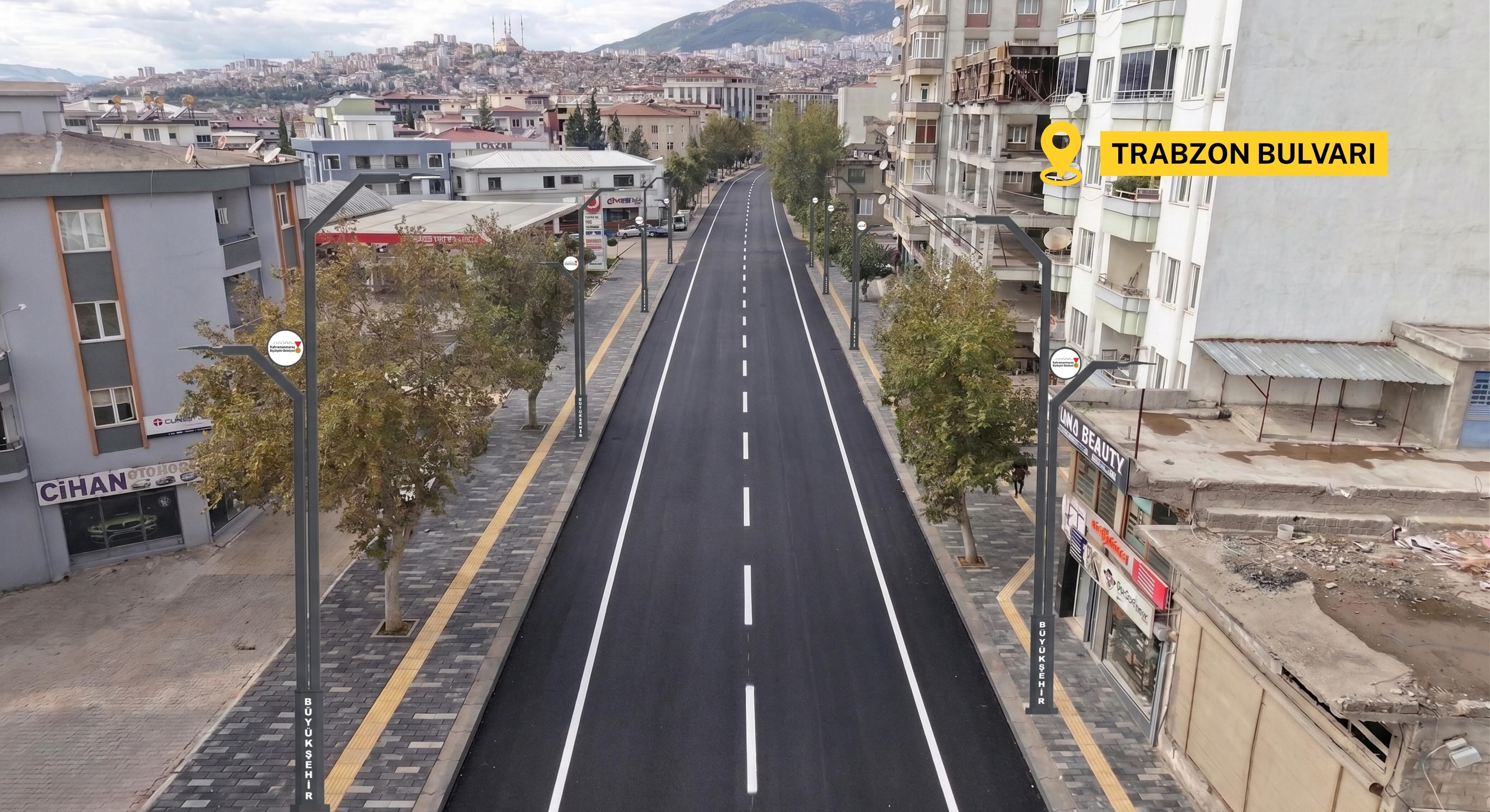 Kahramanmaraş’ta Ulaşım Için Önemli Çalışma! Trabzon Bulvarı Yenileniyor (2)