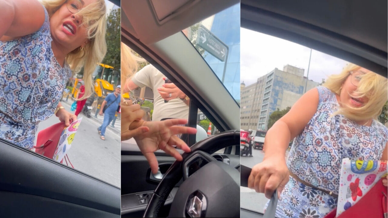 Şişli’de Korna Tartışması Saldırıya Dönüştü (1)