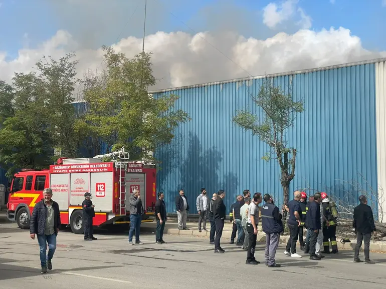 Gaziantep’te Pamuk Fabrikasında Yangın