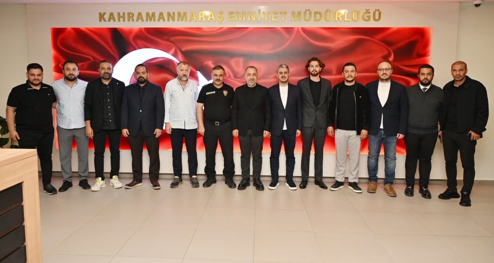 Kahramanmaraş Emniyetinde ziyaret hareketliliği