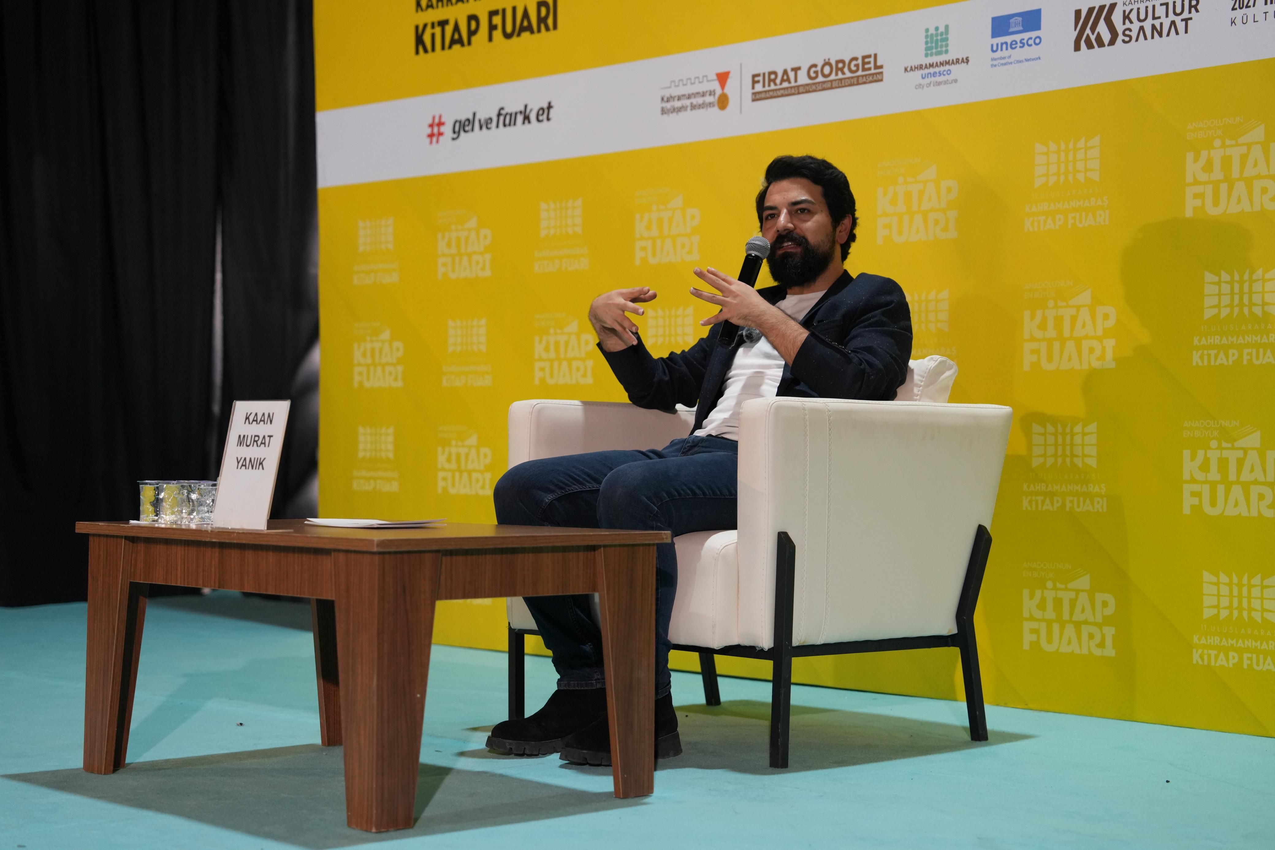 Kaan Murat Yanık, Kahramanmaraş Kitap Fuarı’nda Edebiyatın İzini Anlattı (5)
