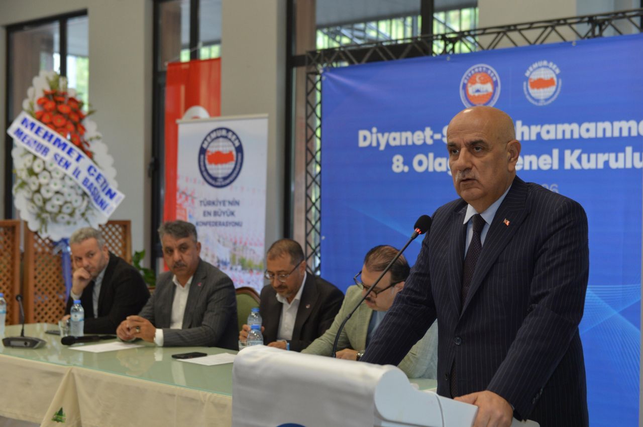 Kahramanmaraş Diyanet Sen'de Abdulaziz Yenice Yeniden Başkan Seçildi (1)
