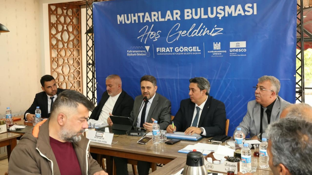 Kahramanmaraş Elbistan'da Muhtarlar Buluştu! (1)