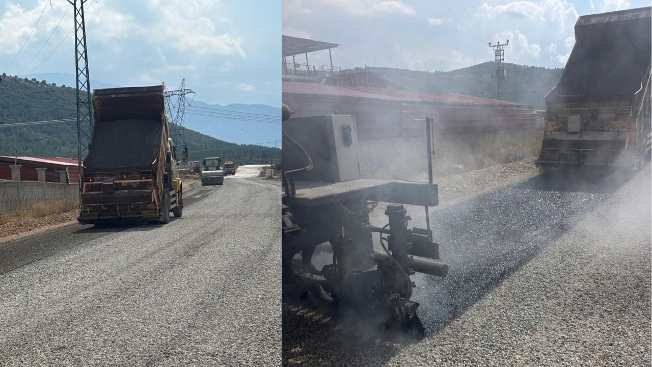 Kahramanmaraş Göksun'da 9 milyon TL'lik yol hamlesi!