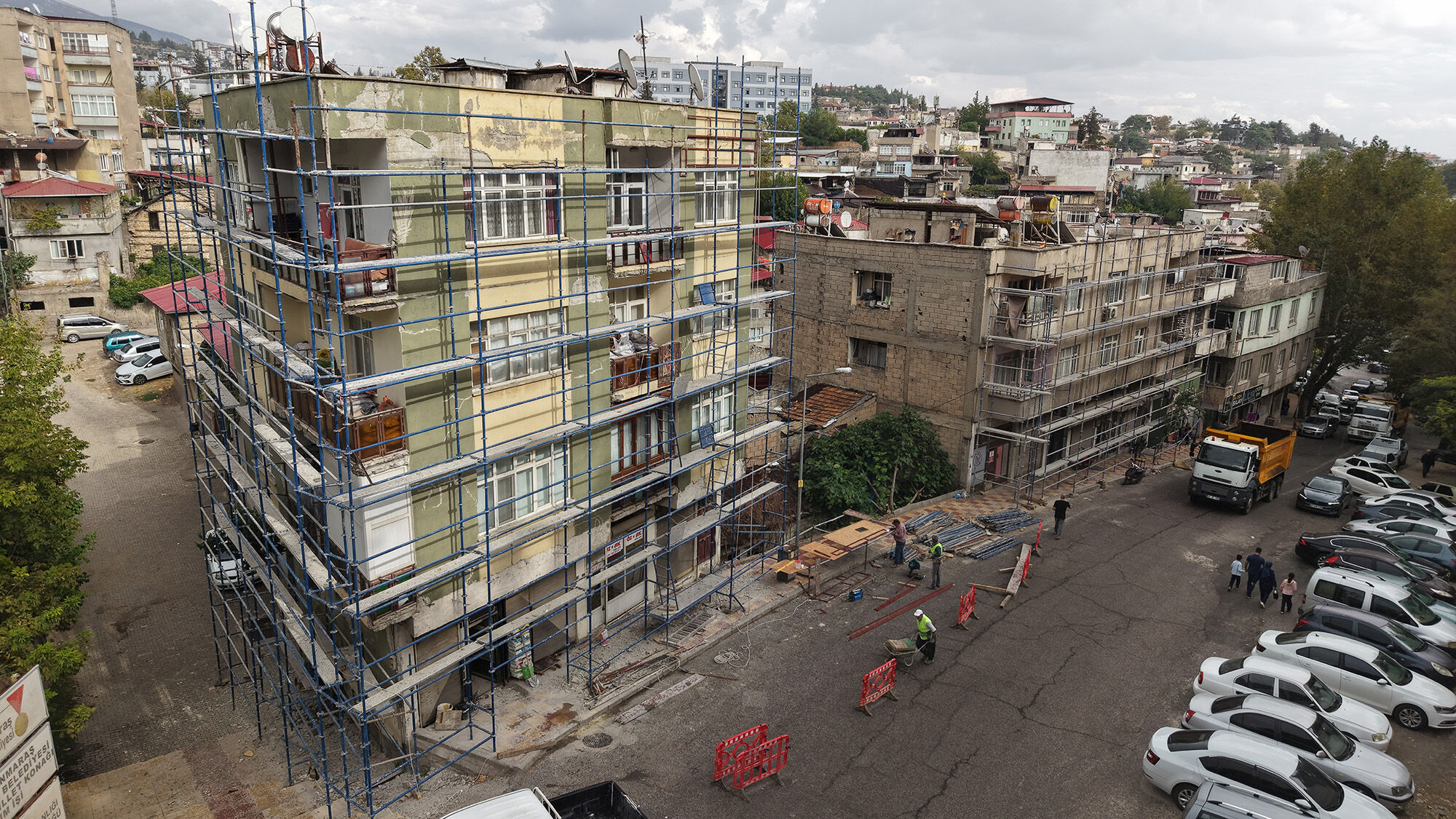 Kahramanmaraş Kalesi Çevresindeki Binalar Tarihi Dokuya Uyarlanıyor (6)