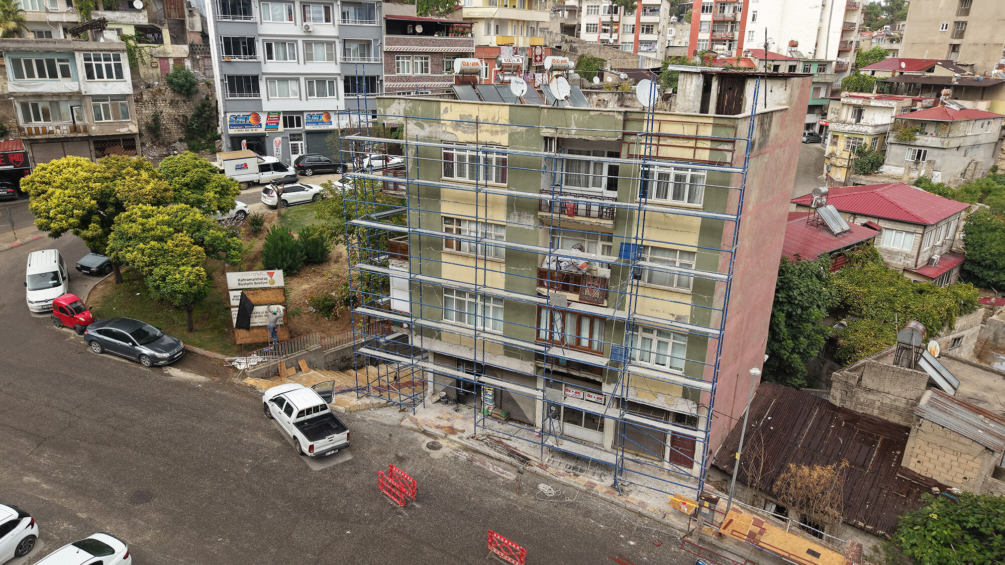 Kahramanmaraş Kalesi Çevresindeki Binalar Tarihi Dokuya Uyarlanıyor (7)