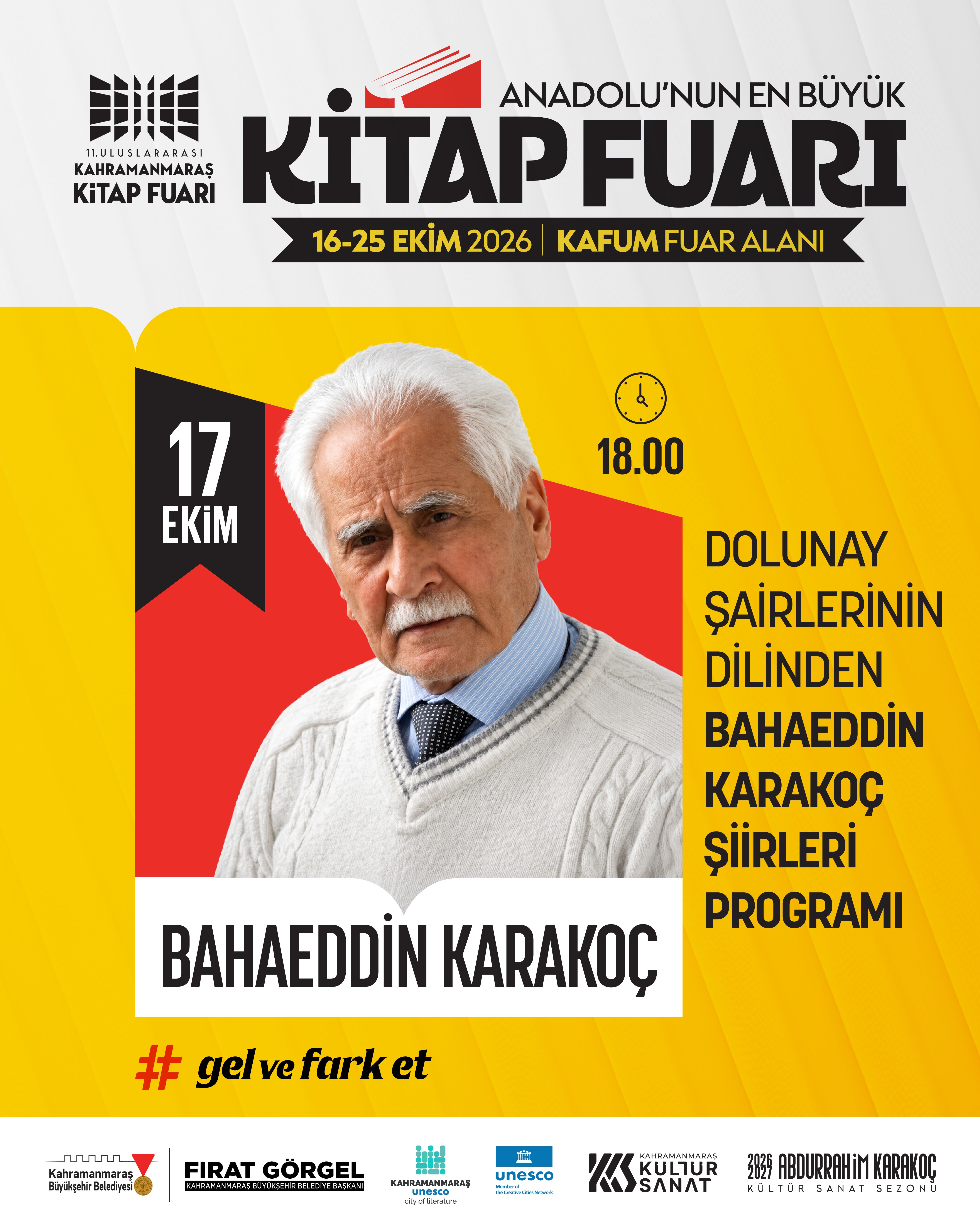 Kahramanmaraş Kitap Fuarı 17 Ekim Etkinlik Takvimi Belli Oldu (2)