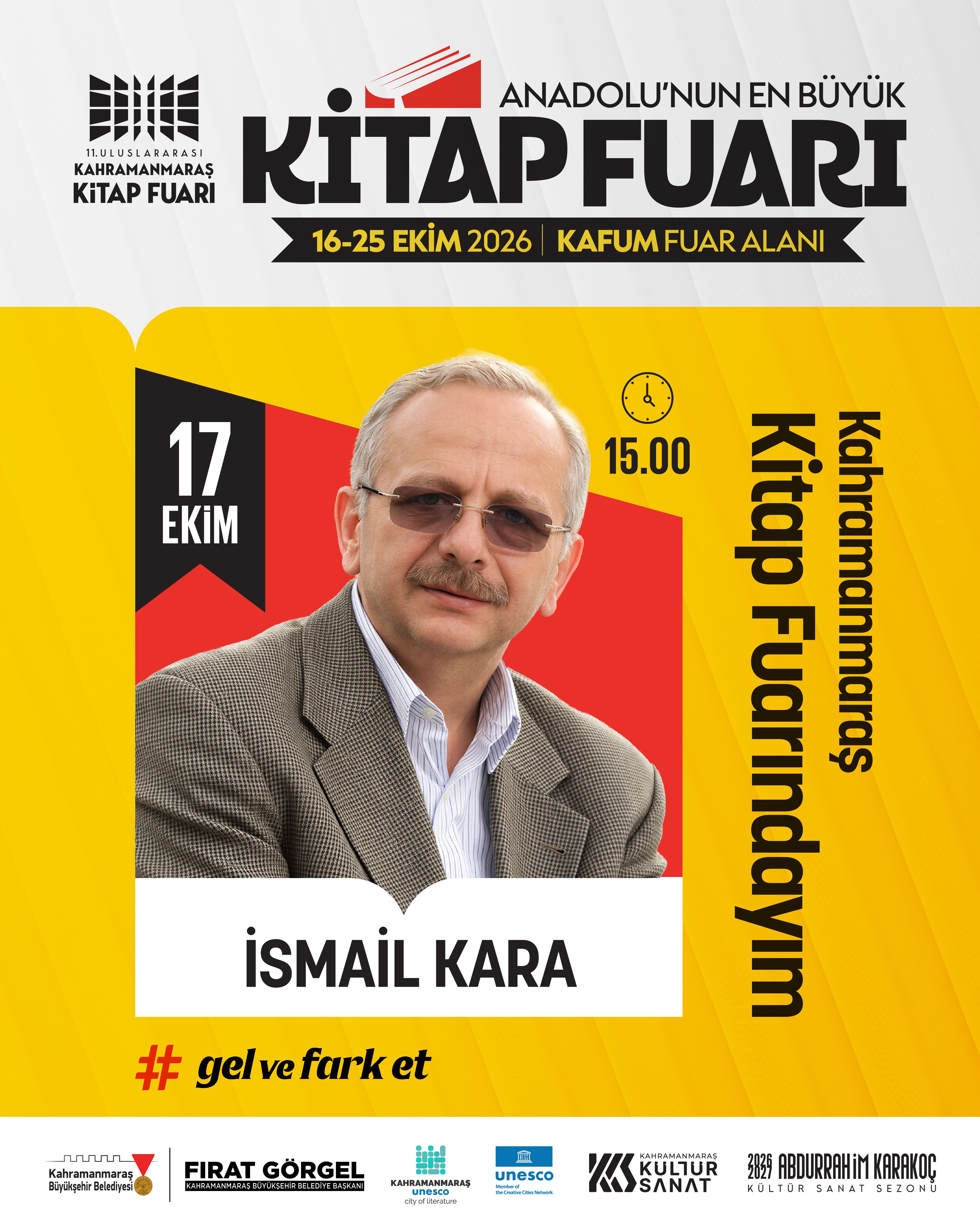 Kahramanmaraş Kitap Fuarı 17 Ekim Etkinlik Takvimi Belli Oldu (4)