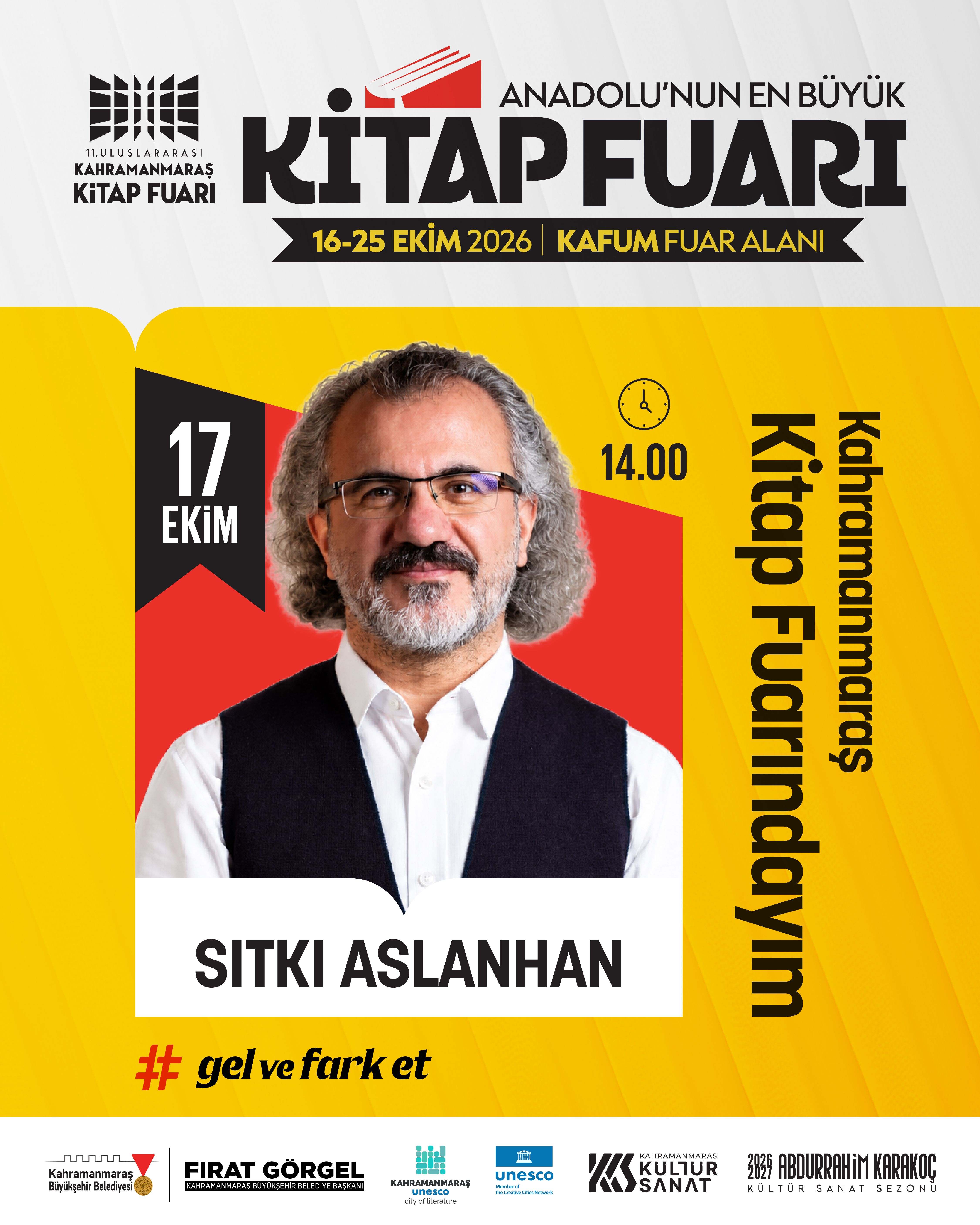 Kahramanmaraş Kitap Fuarı 17 Ekim Etkinlik Takvimi Belli Oldu
