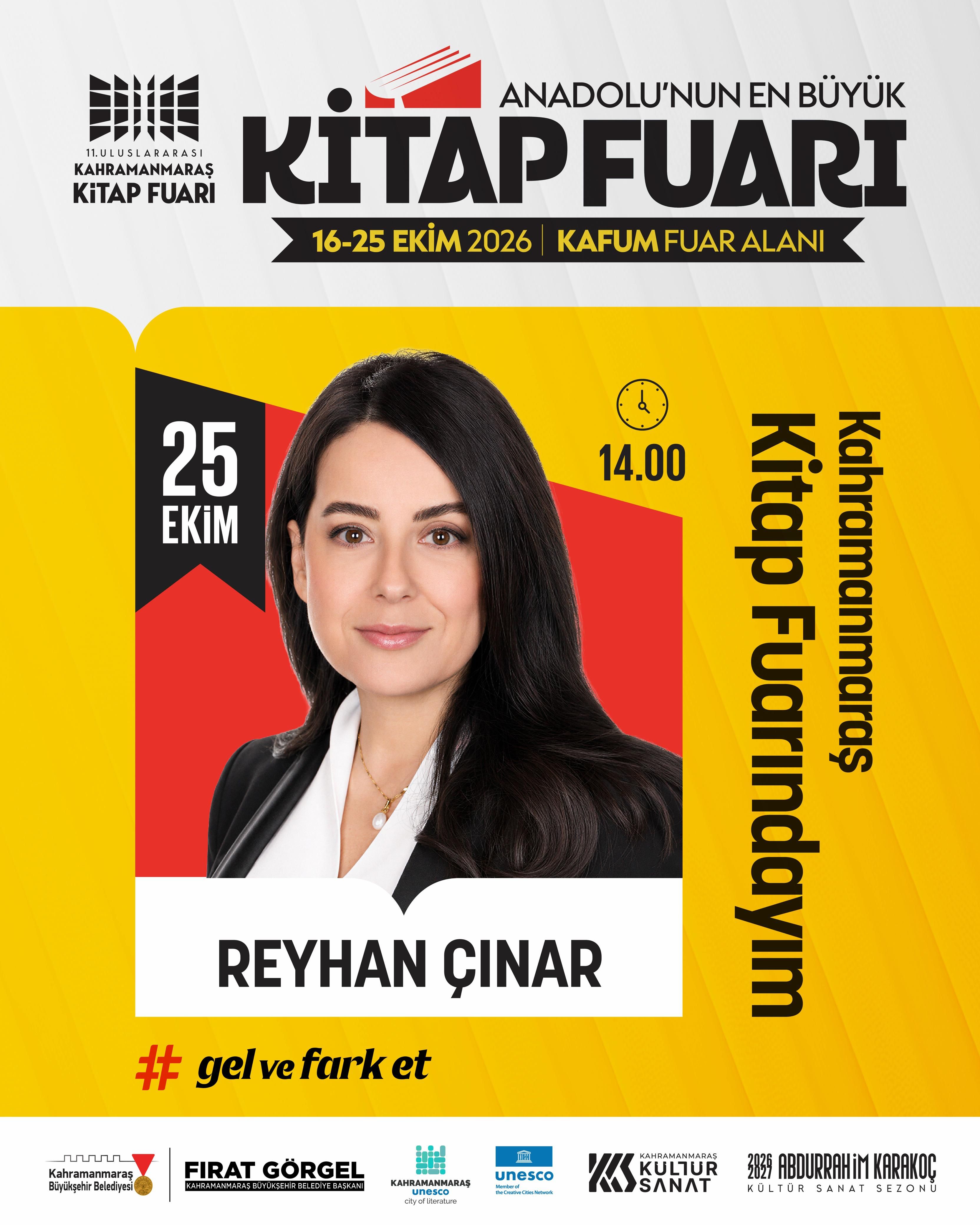 Kahramanmaraş Kitap Fuarı Finalinde 5 Ünlü İsim Okurlarla Buluşacak (3)