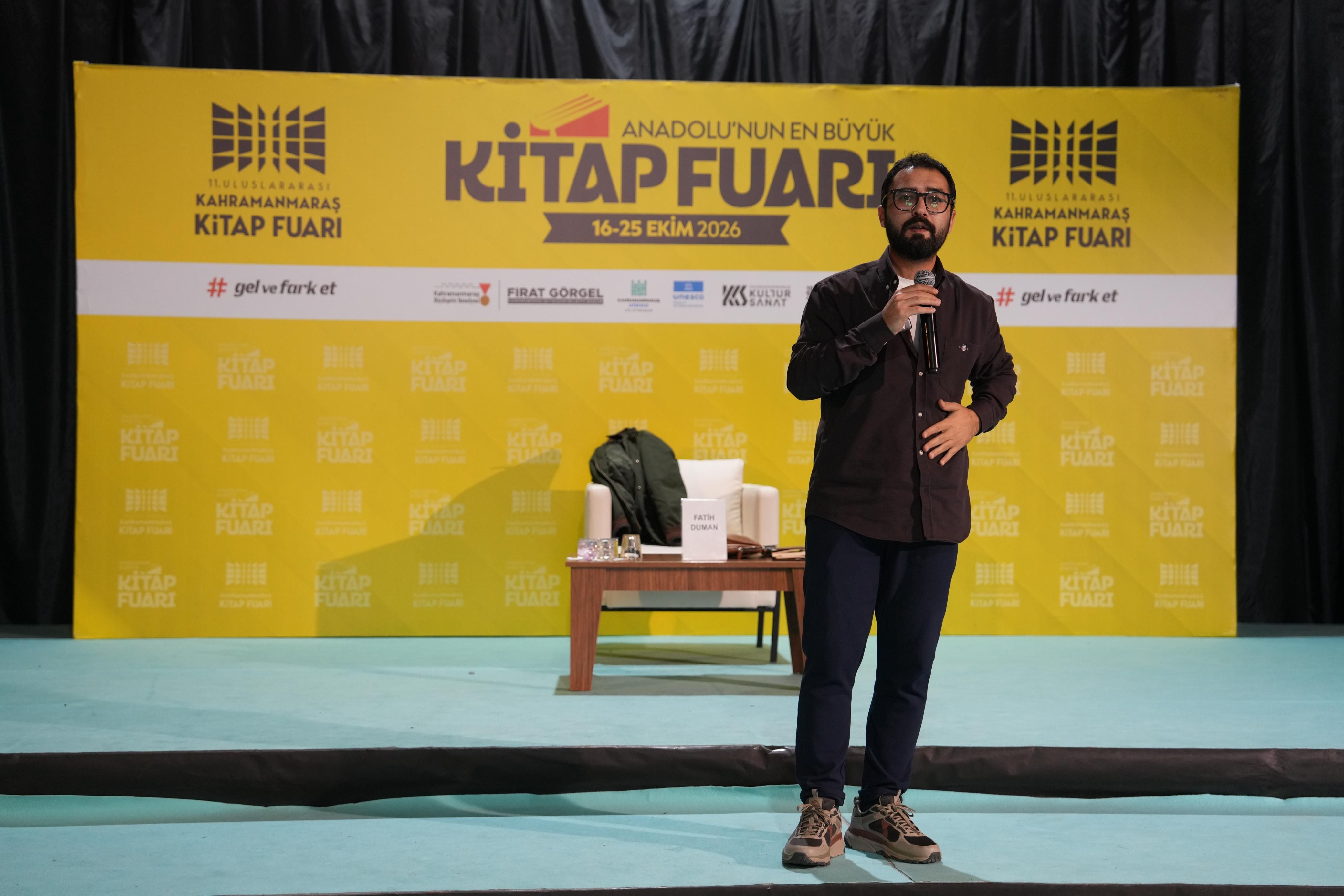 Kahramanmaraş Kitap Fuarı’nda Fatih Duman’dan Gençlere Hayat Dersi (6)