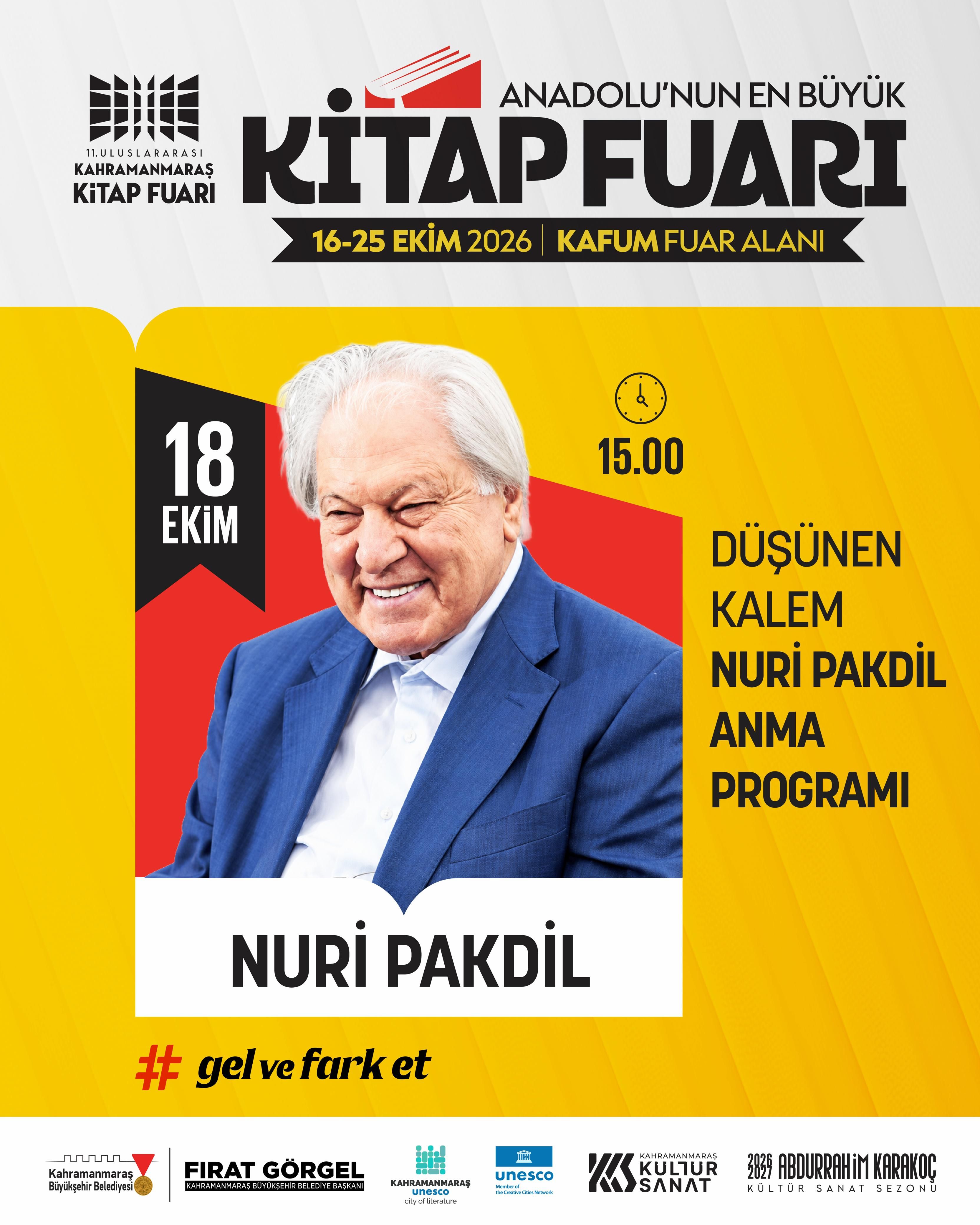 Kahramanmaraş Kitap Fuarı’nda Pazar Programı Belli Oldu! İşte Günün Konukları (2)