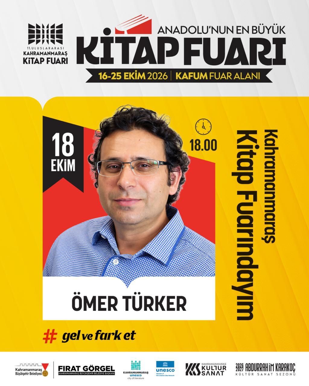 Kahramanmaraş Kitap Fuarı’nda Pazar Programı Belli Oldu! İşte Günün Konukları (3)