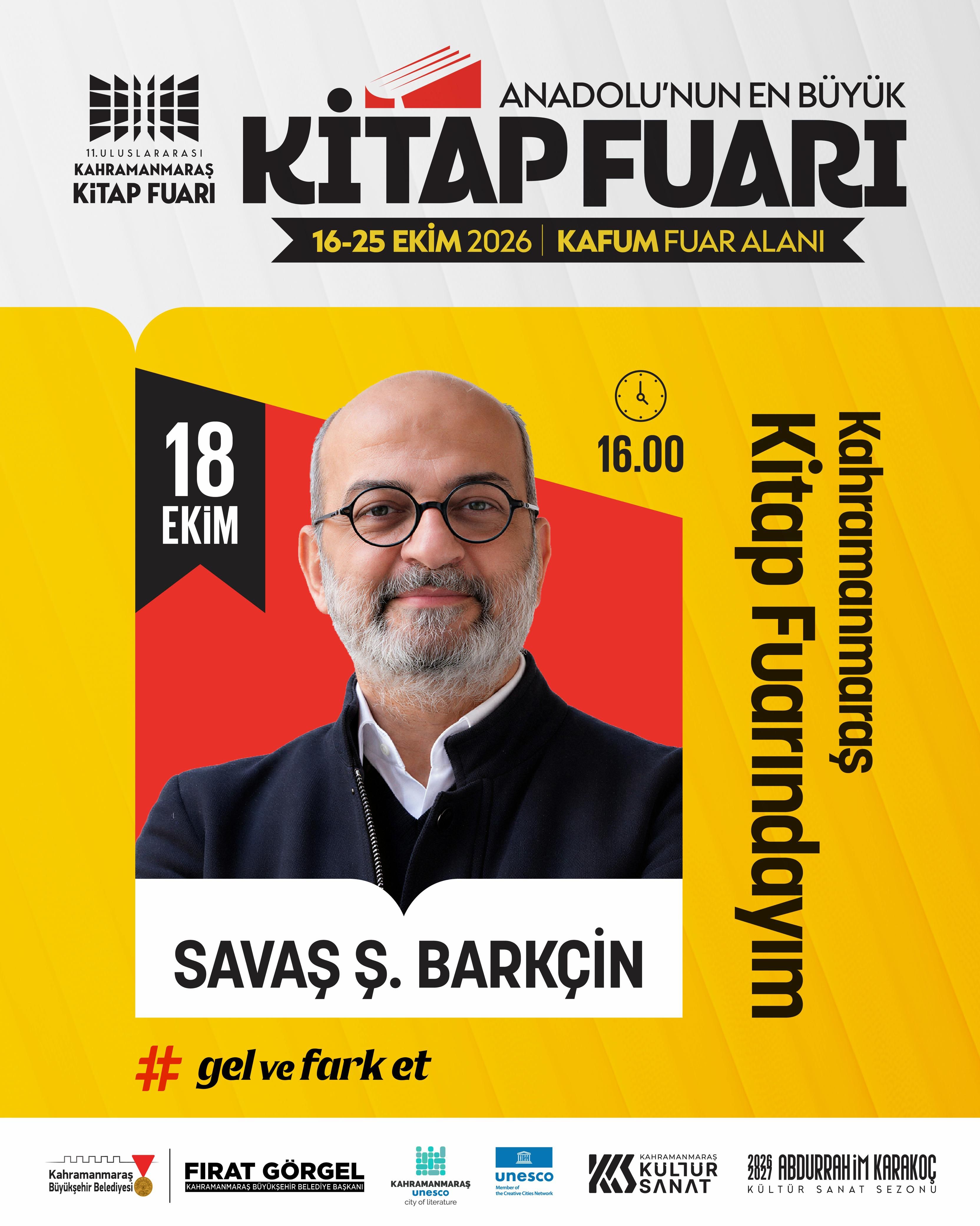 Kahramanmaraş Kitap Fuarı’nda Pazar Programı Belli Oldu! İşte Günün Konukları (4)