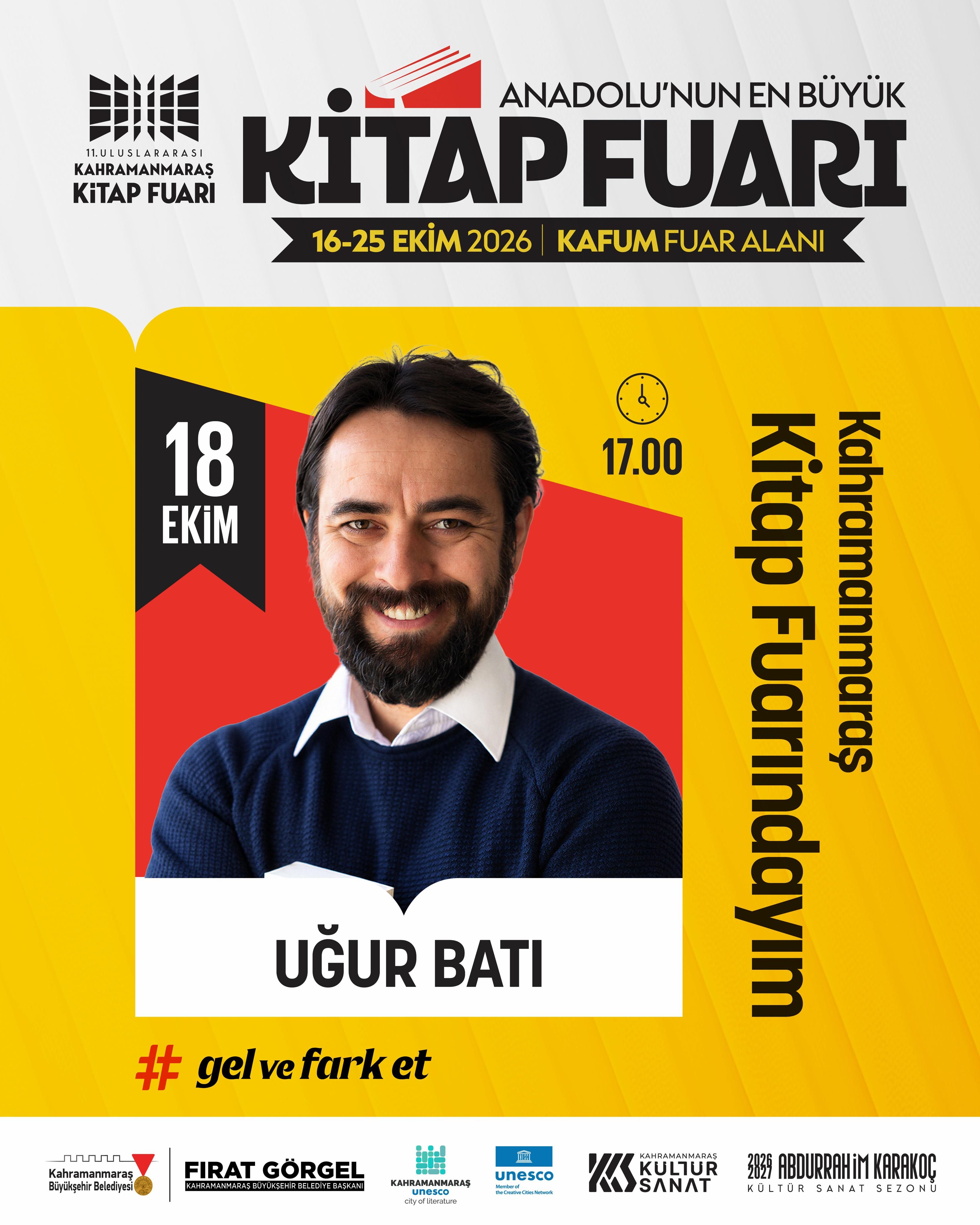 Kahramanmaraş Kitap Fuarı’nda Pazar Programı Belli Oldu! İşte Günün Konukları (5)
