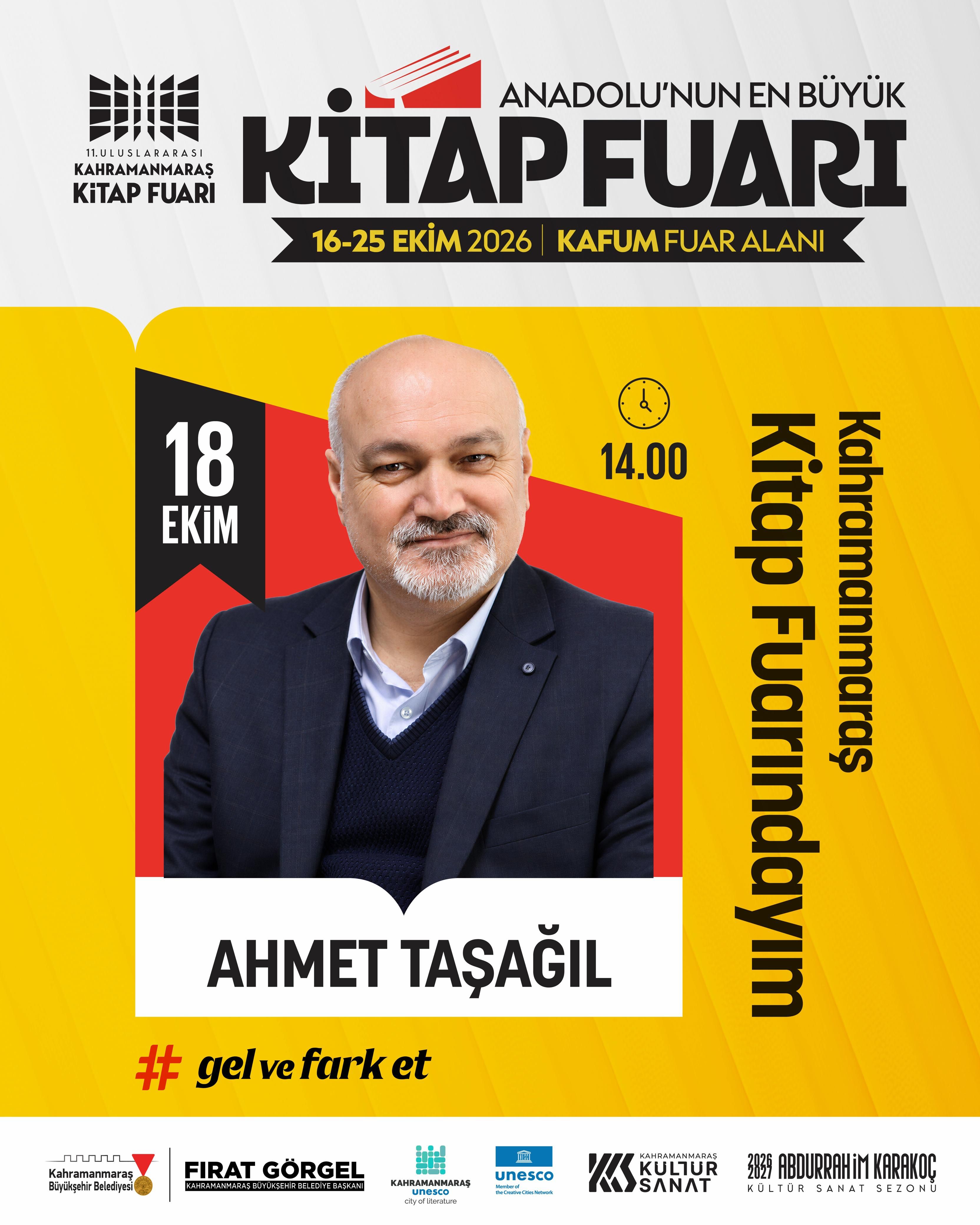 Kahramanmaraş Kitap Fuarı’nda Pazar Programı Belli Oldu! İşte Günün Konukları