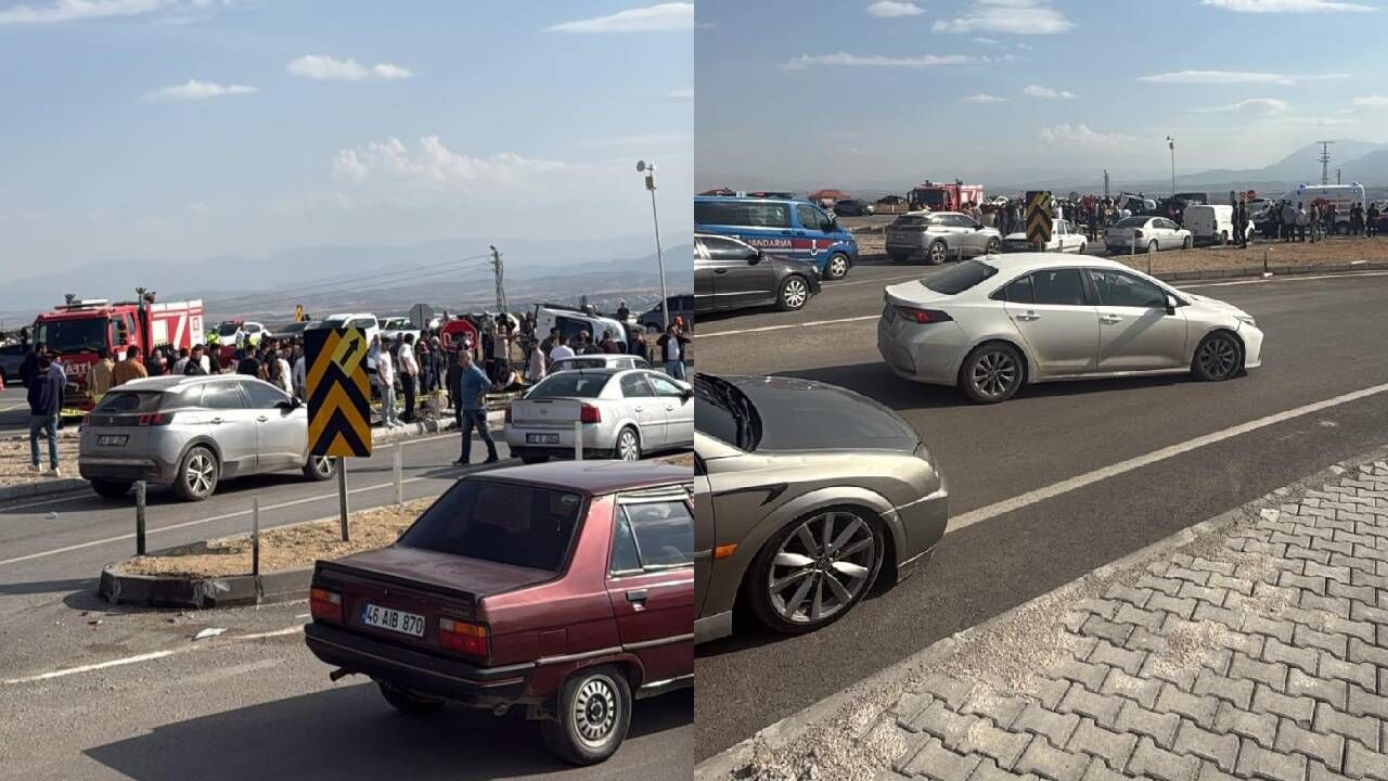 Kahramanmaraş milletvekili ve il başkanının konvoyunda kaza: 1 ölü, 4 yaralı
