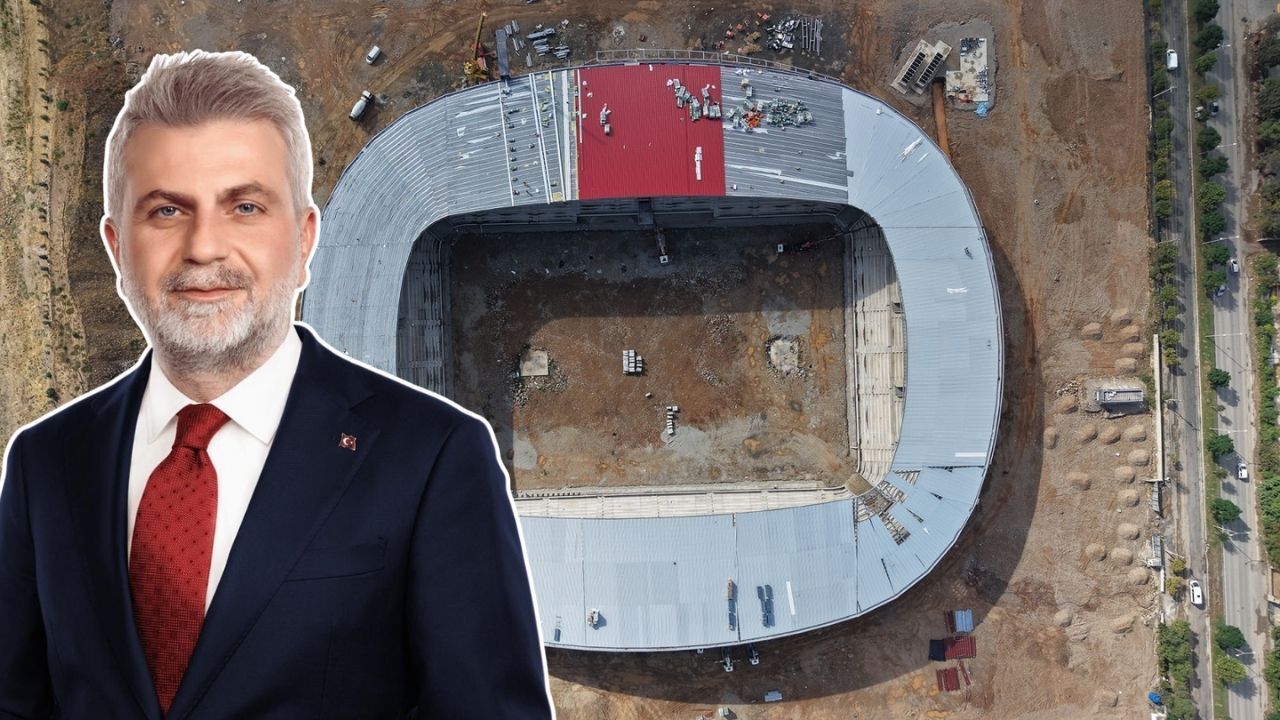 Kahramanmaraş’ın 17 bin 500 kişilik yeni stadyumunda sona yaklaşıldı