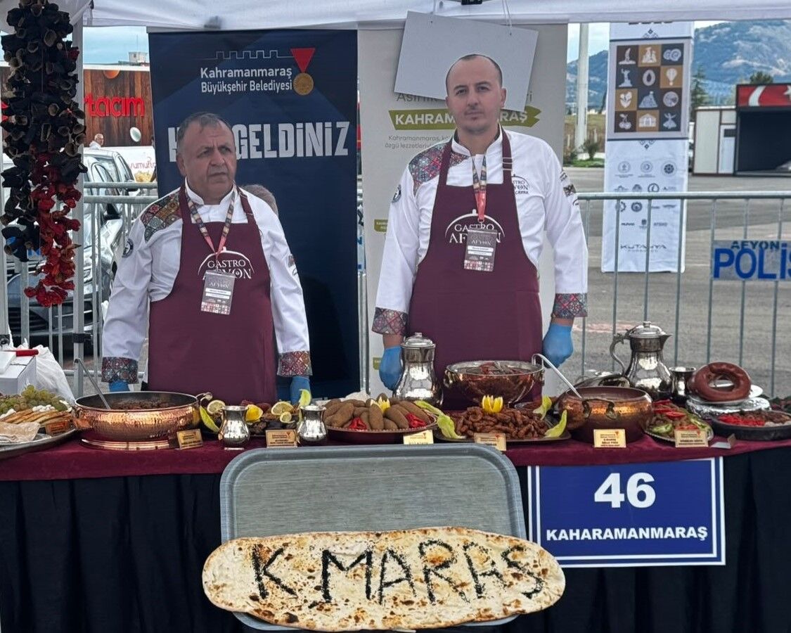 Kahramanmaraş’ın Tescilli Lezzetleri Gastro Afyon’da Büyük İlgi Gördüi̇