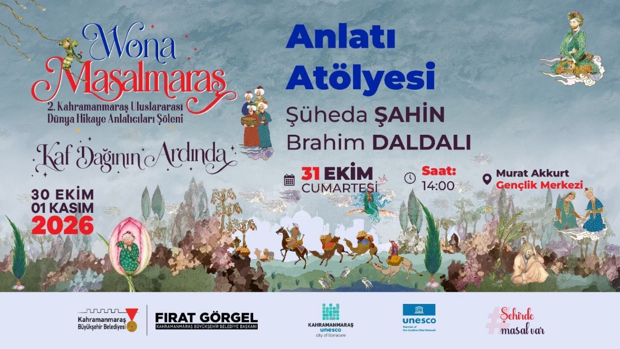 Kahramanmaraş'ta 3 Gün Sürecek Hikâye Şöleni Başlıyor! (15)