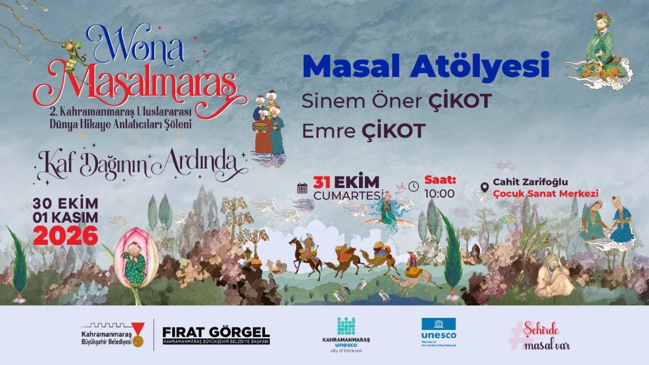 Kahramanmaraş'ta 3 Gün Sürecek Hikâye Şöleni Başlıyor! (4)
