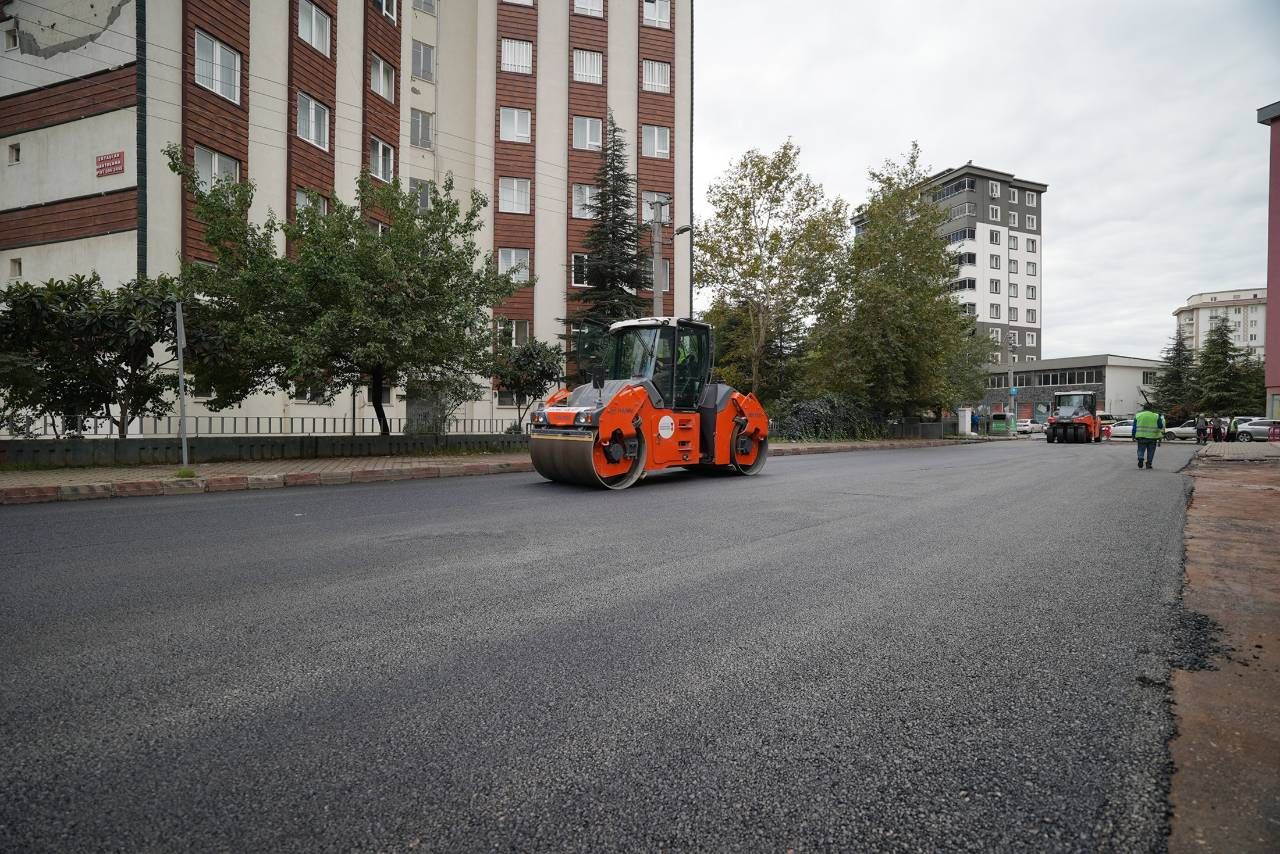 Kahramanmaraş'ta Altyapı Sonrası Asfalt Çalışması (1)