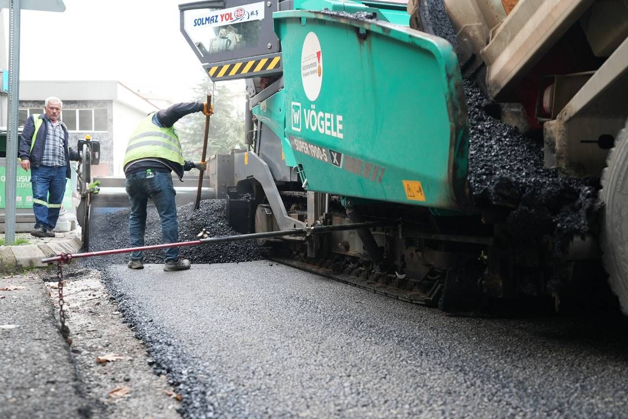 Kahramanmaraş'ta Altyapı Sonrası Asfalt Çalışması (6)