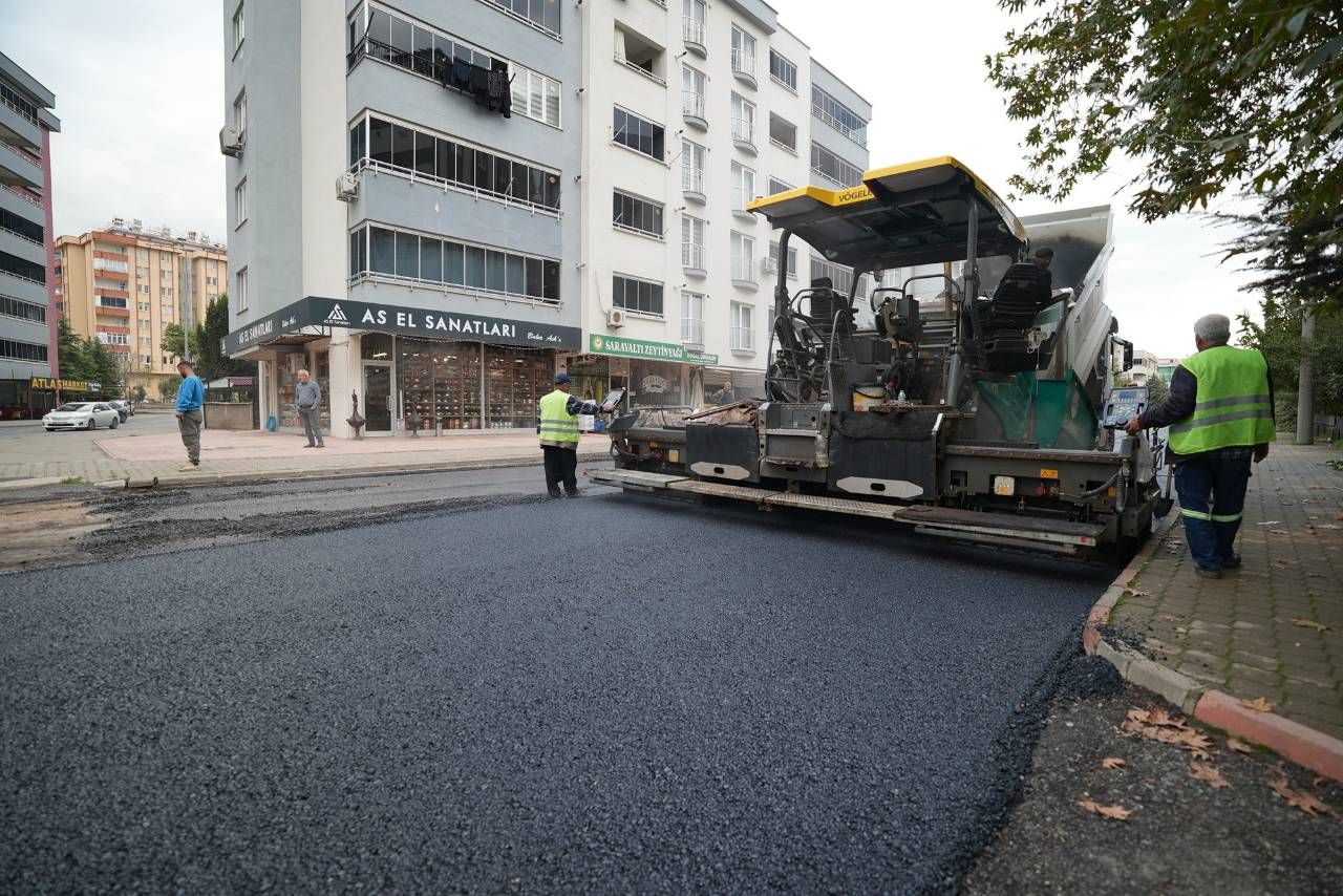 Kahramanmaraş'ta Altyapı Sonrası Asfalt Çalışması (7)