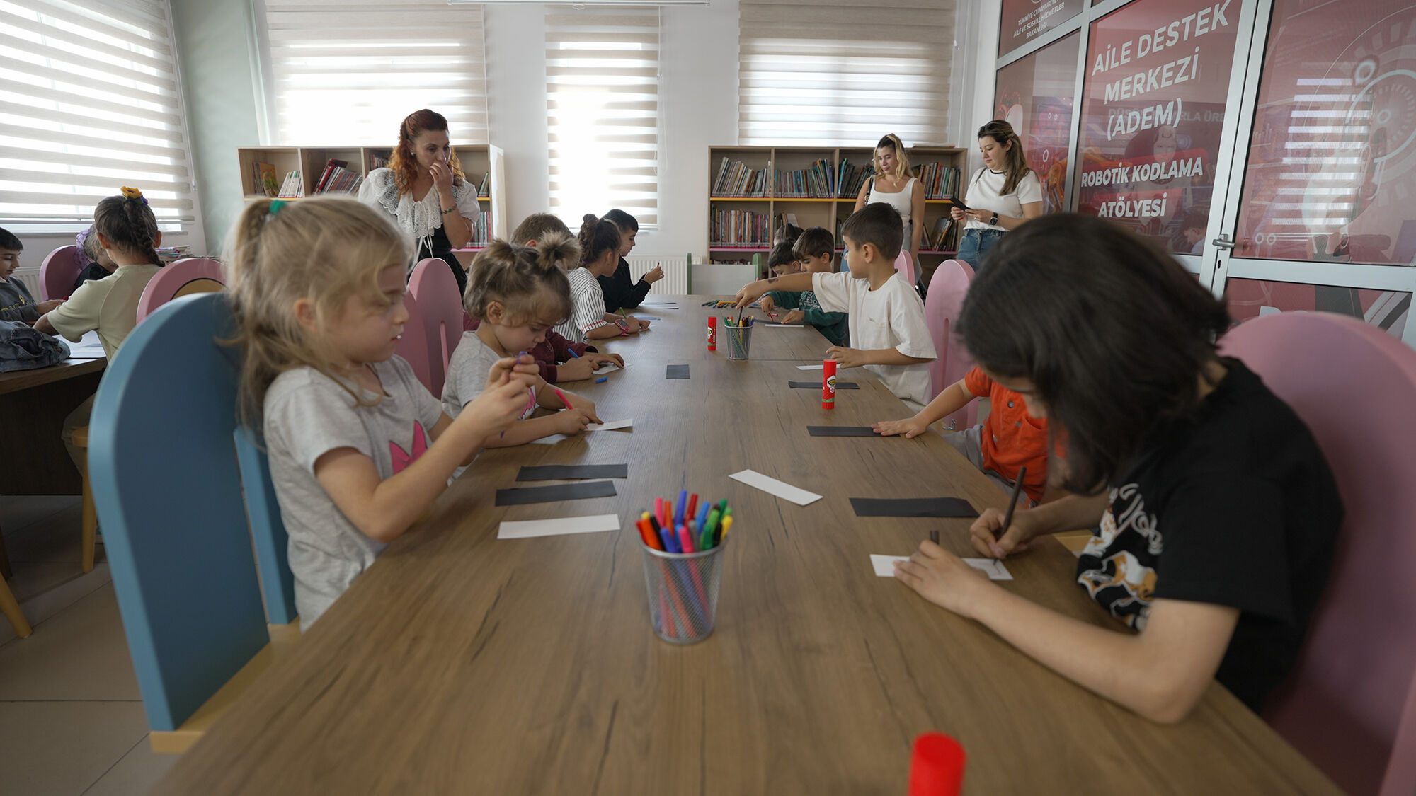 Kahramanmaraş’ta Çocuklar Kendi Kitap Ayraçlarını Tasarladı (7)