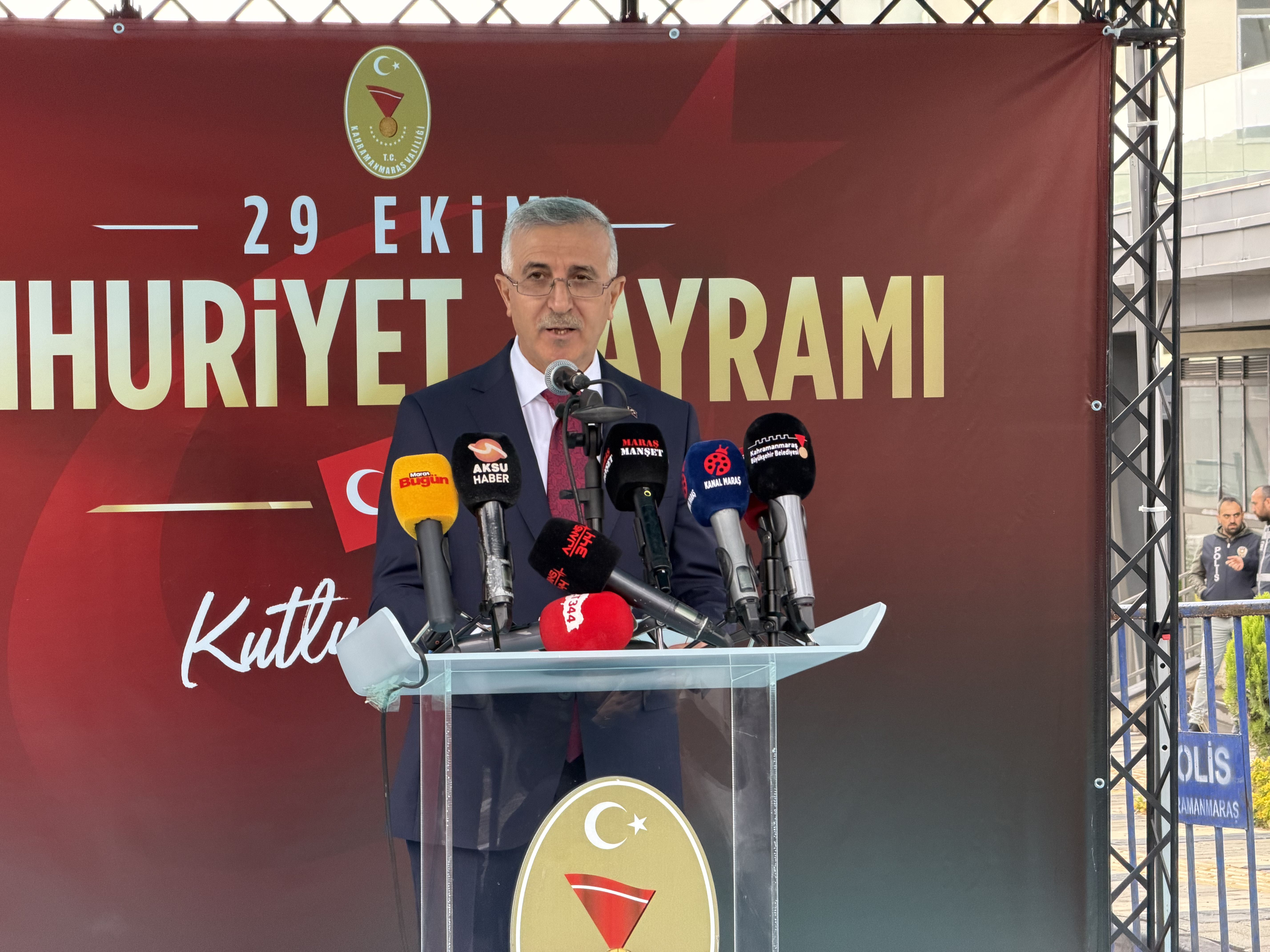 Kahramanmaraş’ta Cumhuriyet Bayramı'nın 103'üncü yıl dönümü çoşkuyla kutlanıyor