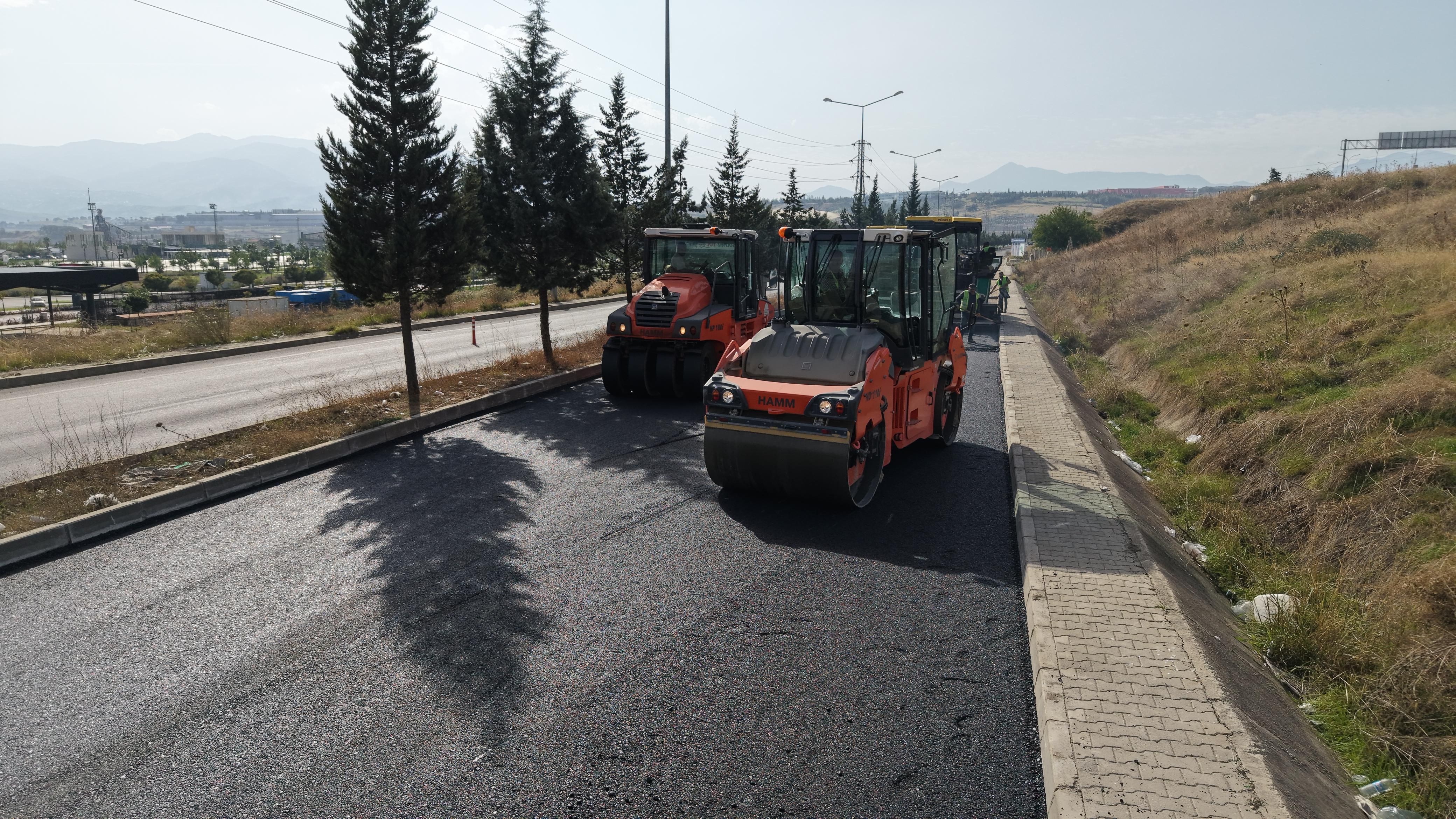 Kahramanmaraş’ta Expo’dan Osb’ye Uzanan Yolda Asfalt Çalışması (6)