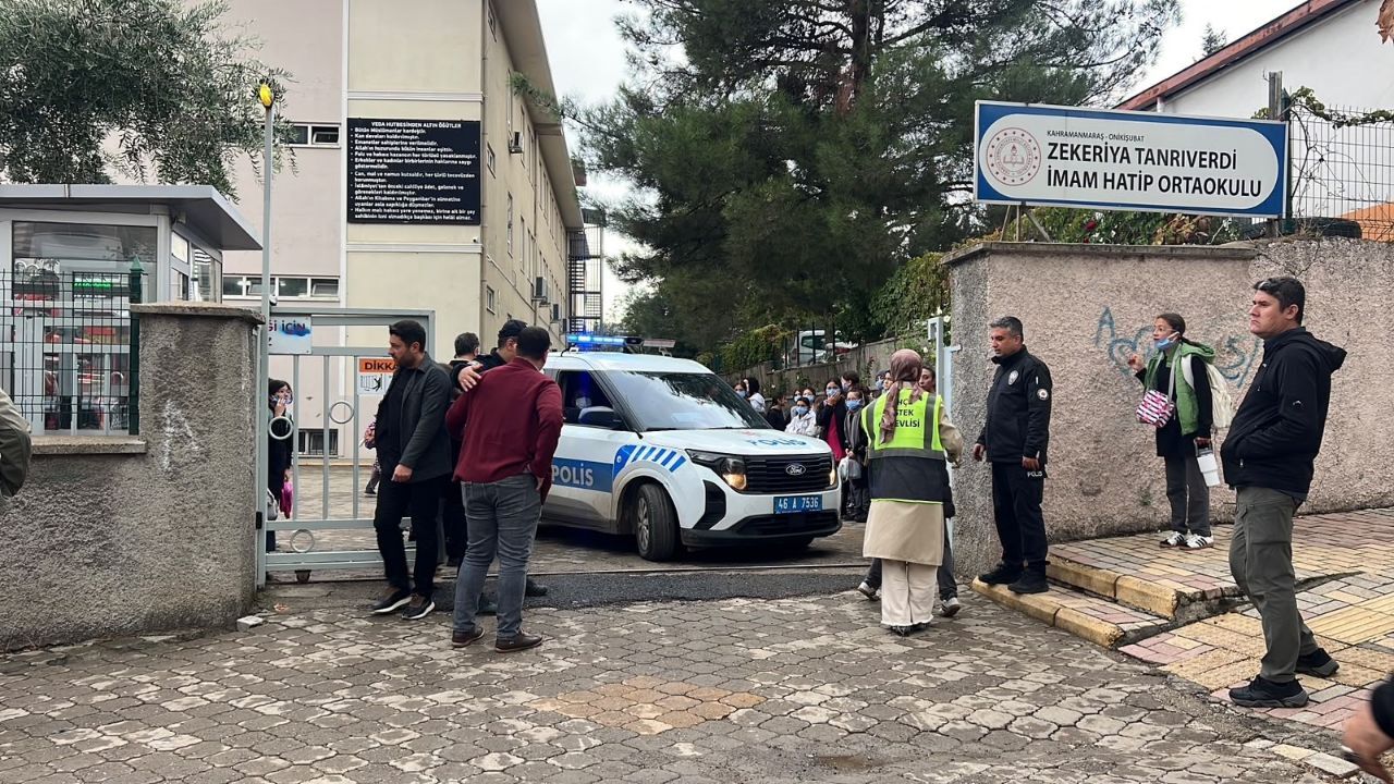 Kahramanmaraş'ta Gaz Sızıntısı! 2 Okul Tahliye Edildi! Öğrenciler Hastaneye Kaldırıldı (1)