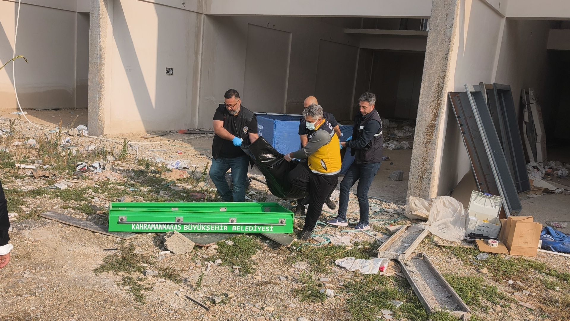 Kahramanmaraş’ta İnşaat Alanında Erkek Cesdi Bulundu (1)