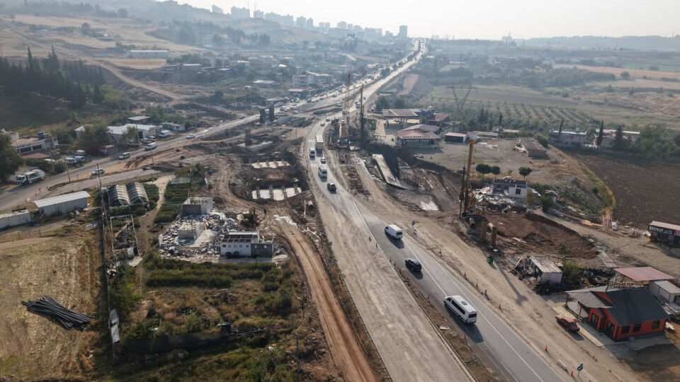 Kahramanmaraş'ta Kuzey Çevre Yolu Batı Girişi Hızla Yükseliyor (3)