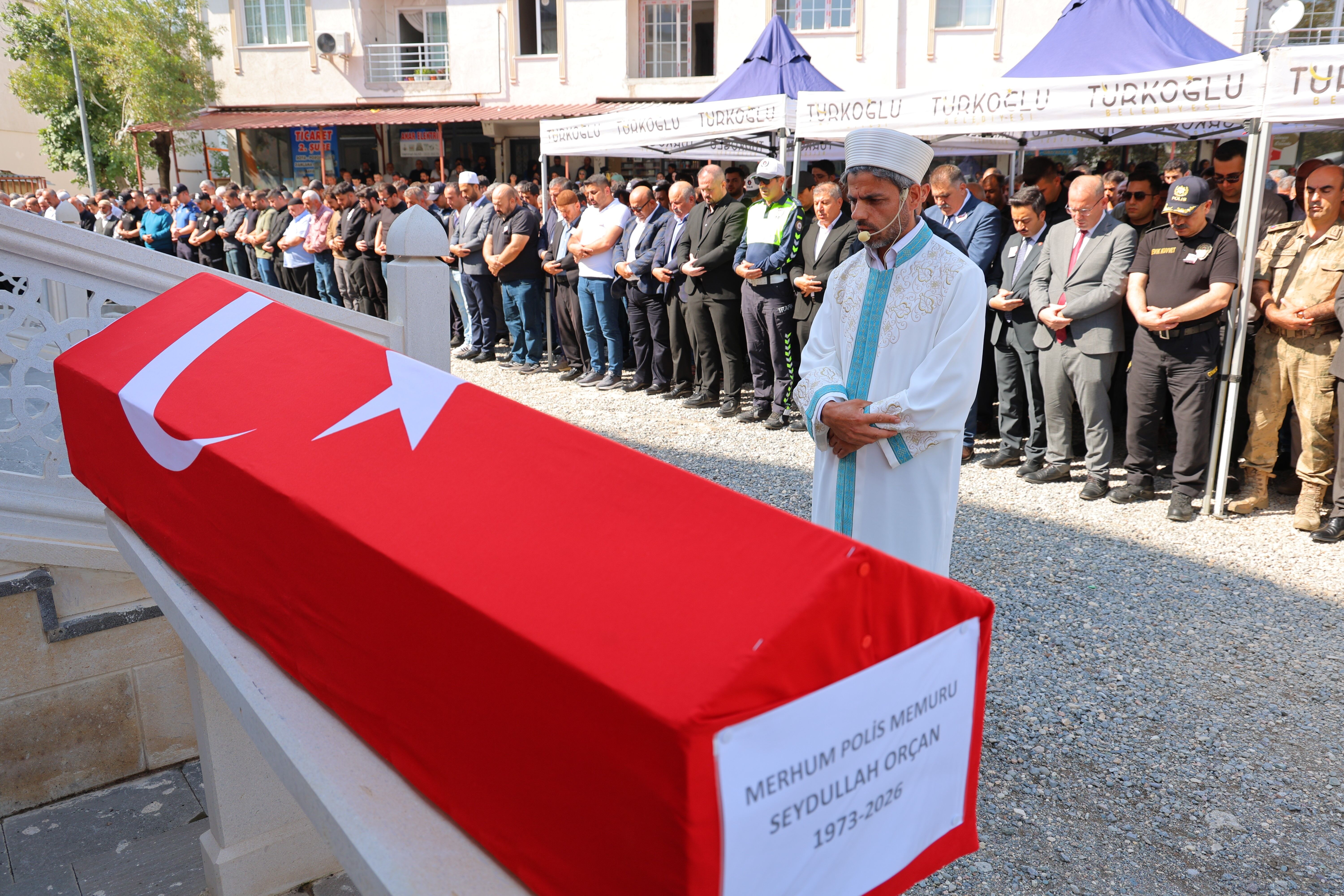 Kahramanmaraş’ta Öldürülen Polis Memuru Son Yolculuğuna Uğurlandı (4)