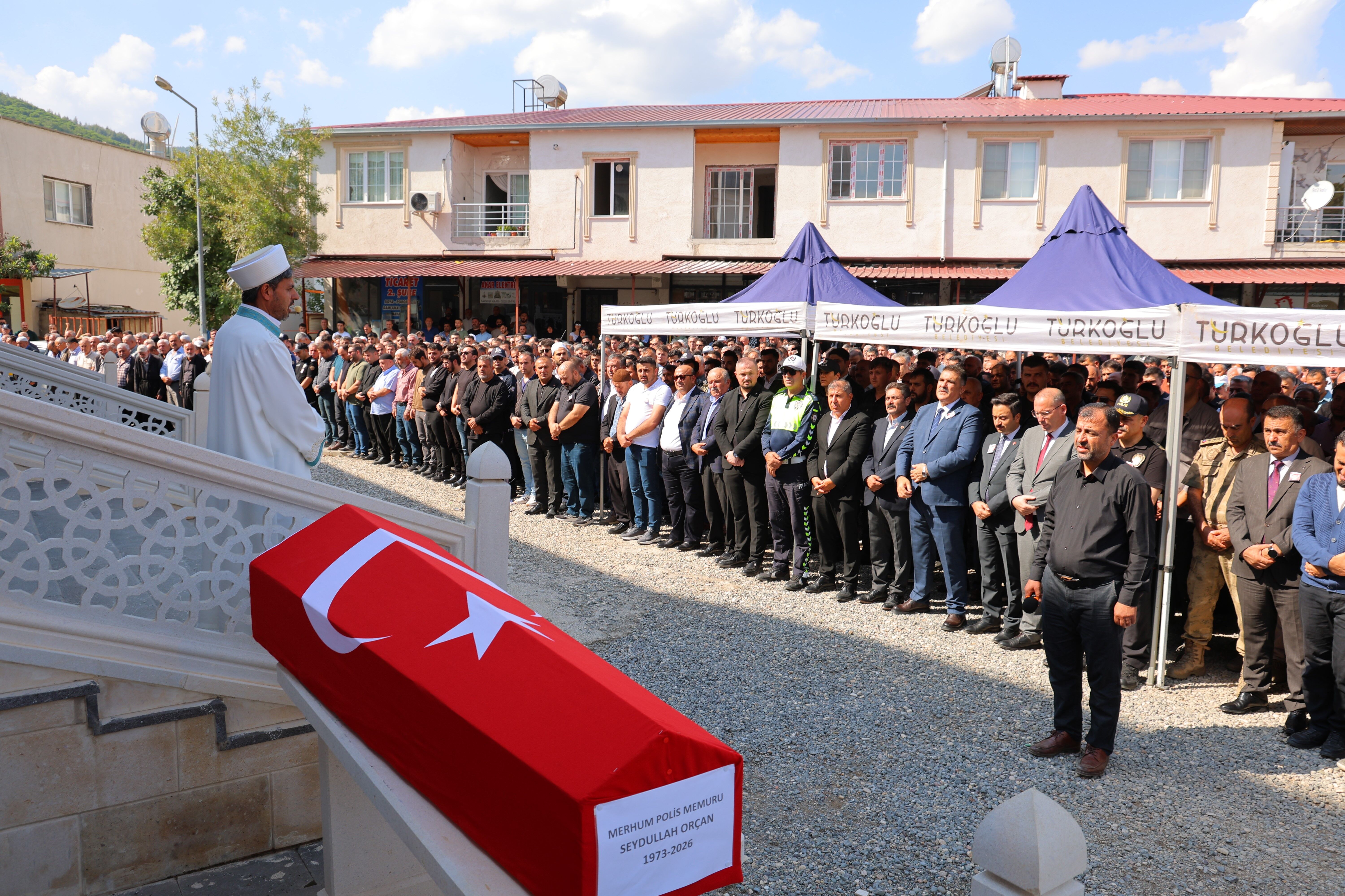 Kahramanmaraş’ta Öldürülen Polis Memuru Son Yolculuğuna Uğurlandı (6)
