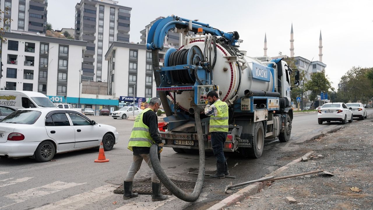 Kahramanmaraş'ta Sağanak Yağış Öncesi Kaski̇ Ekipleri Harekete Geçti (3)