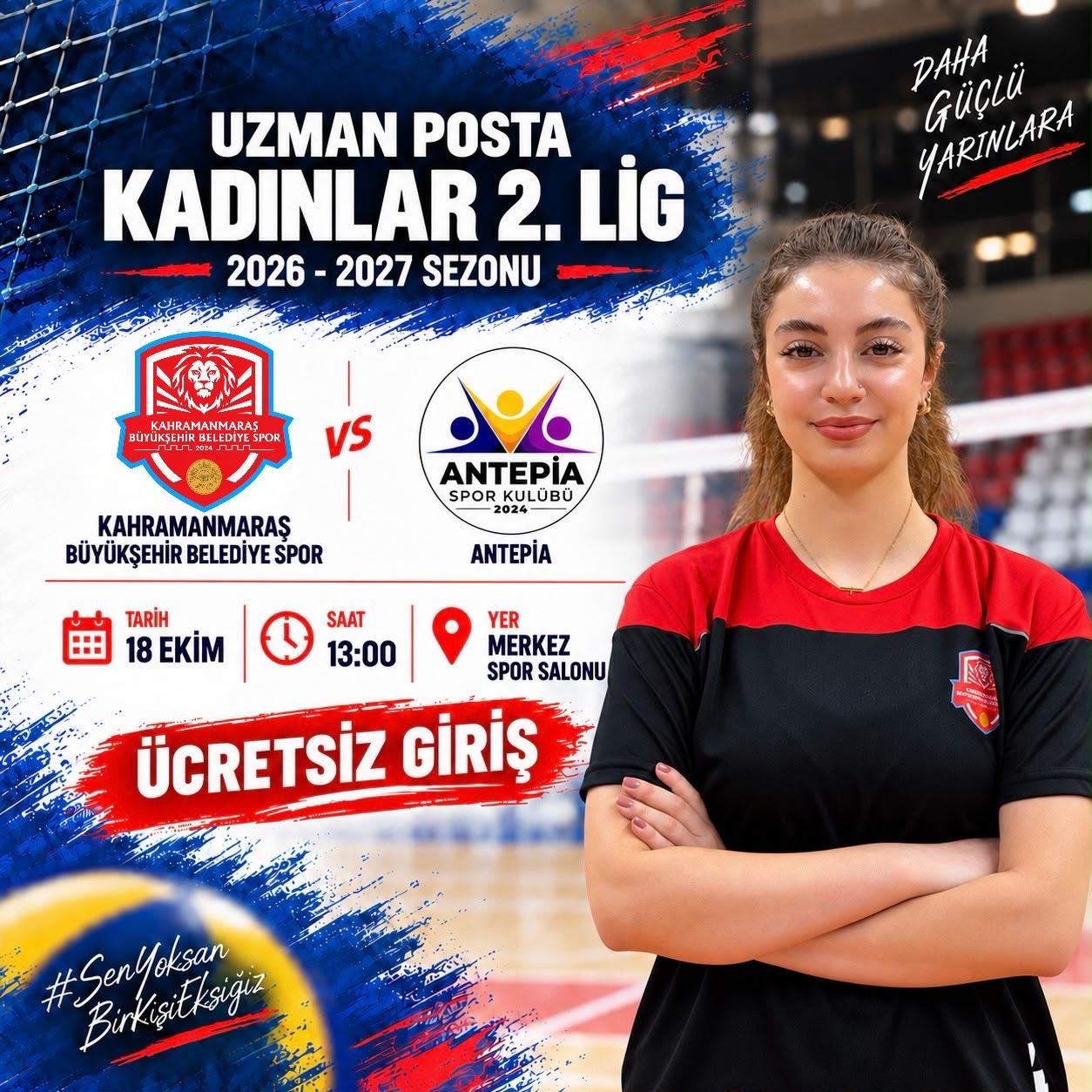 Kahramanmaraş’ta Voleybol Heyecanı! Sultanlar Sahaya Çıkıyor (1)
