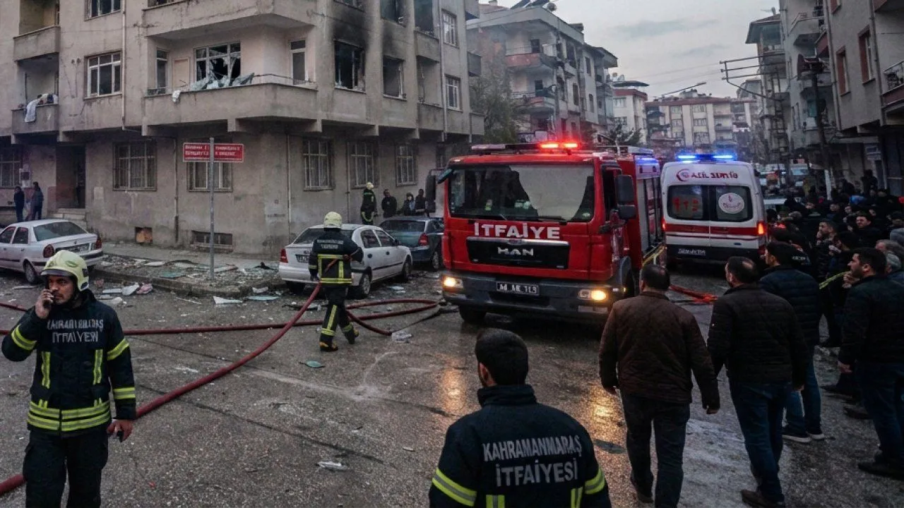 Kahramanmaraş’ta Yemek Hazırlarken Tüp Patladı: 83 Yaşındaki Kadın Yaralandı
