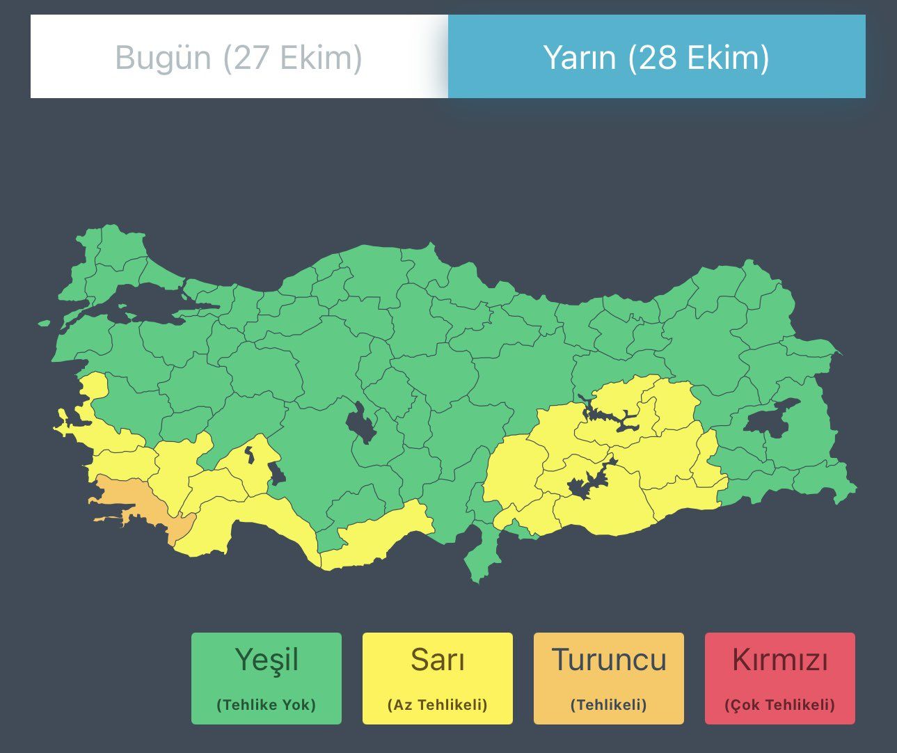 Meteoroloji'den Kahramanmaraş Dahil 17 Ile Sarı Kodlu Uyarı! Kuvvetli Yağış Alarmı